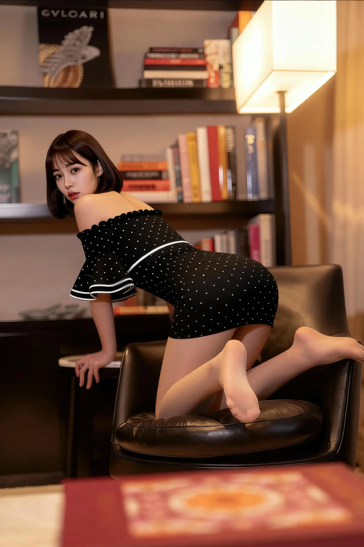 AIG  No.499 小乔香肩白色裙子 - 20