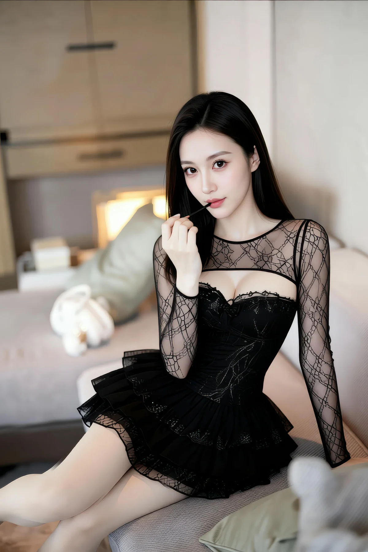 AIG  No.507 猫猫er黑丝蕾丝美腿 - 51