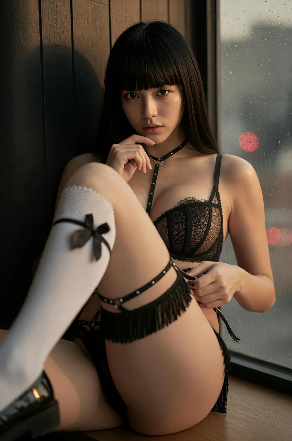 AIG  No.516 九歌lina白色褶皱裙长腿 - 37