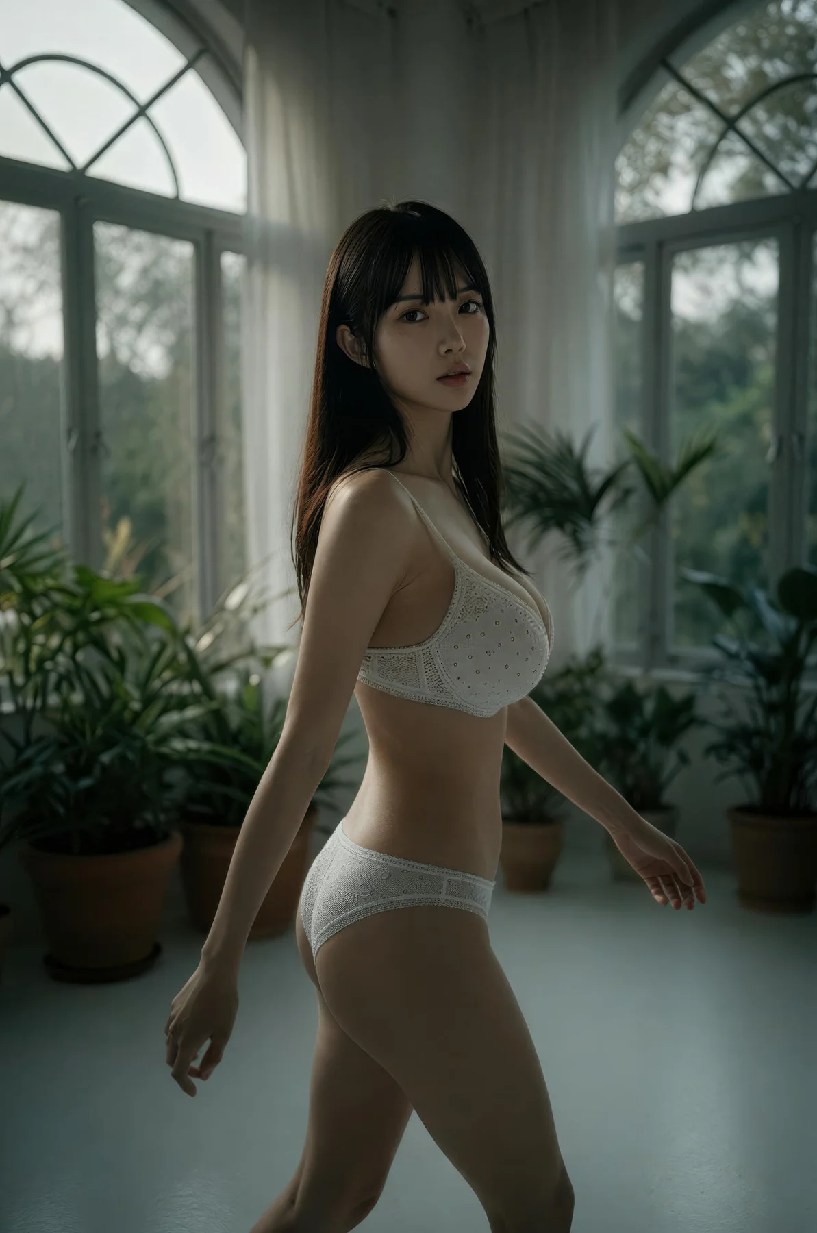 AIG  No.518 芭喜mila花室白色内衣写真 - 12