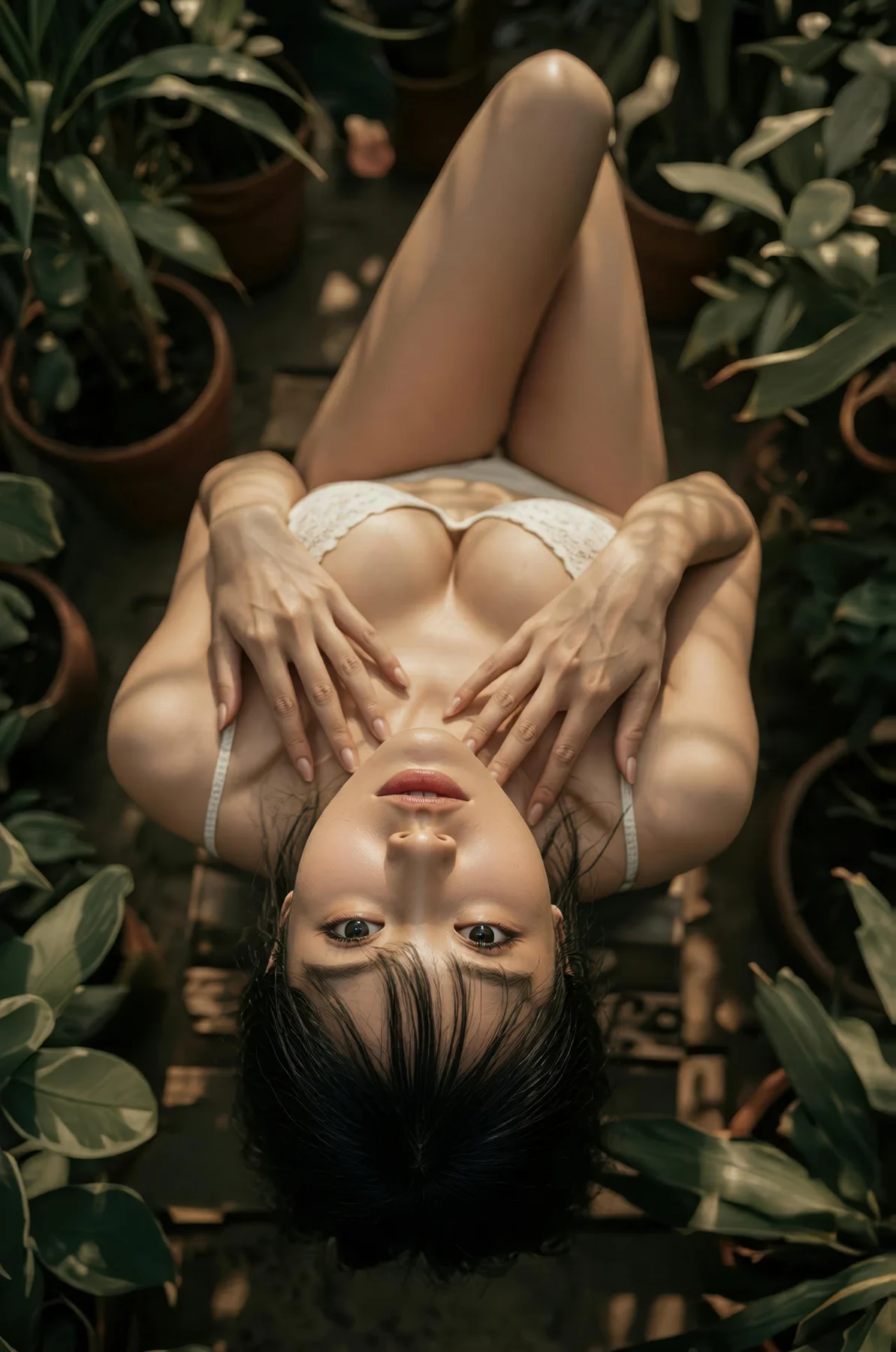 AIG  No.518 芭喜mila花室白色内衣写真 - 46