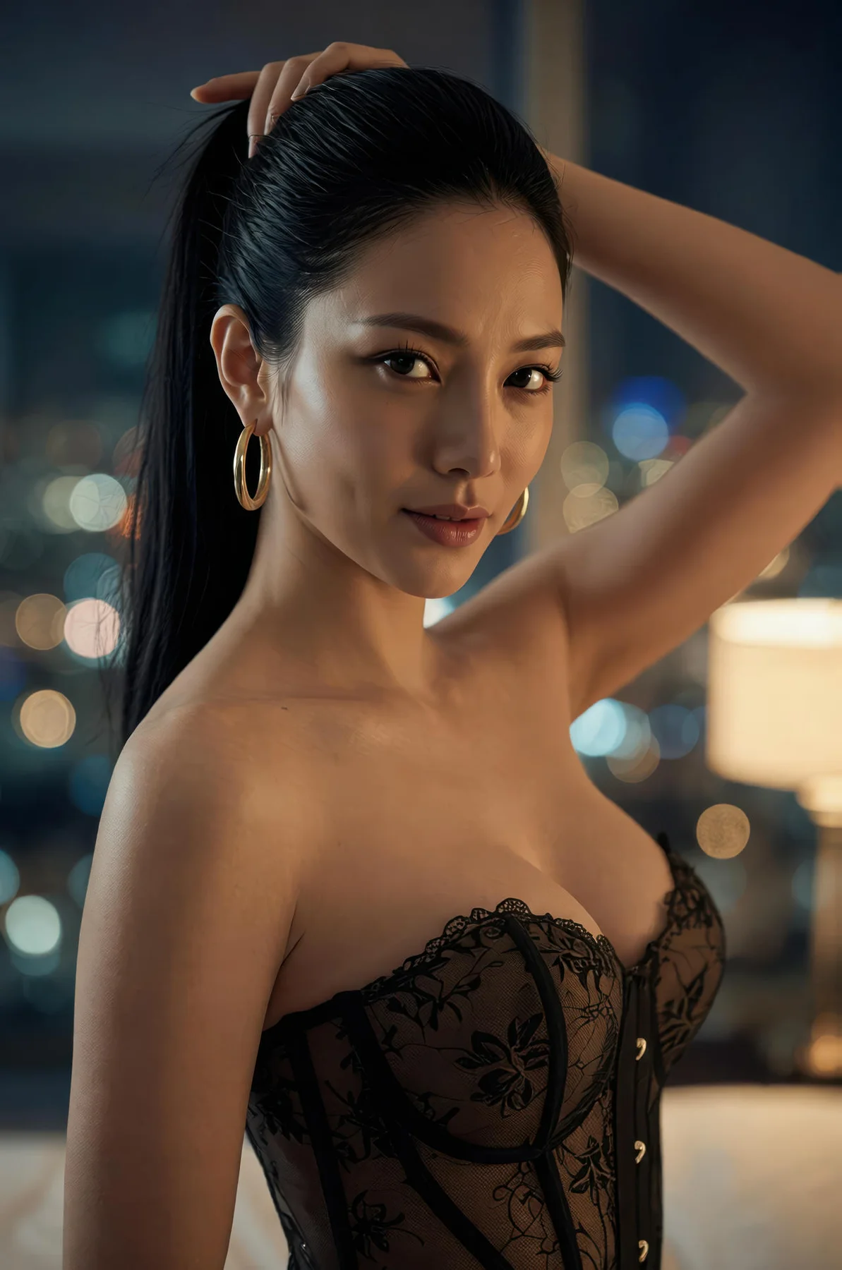 AIG  No.519 米妹黑丝连体衣 - 48