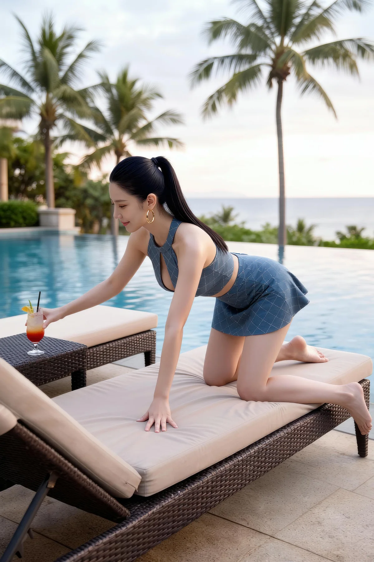 AIG  No.526 米妹牛仔短裙车模 - 67