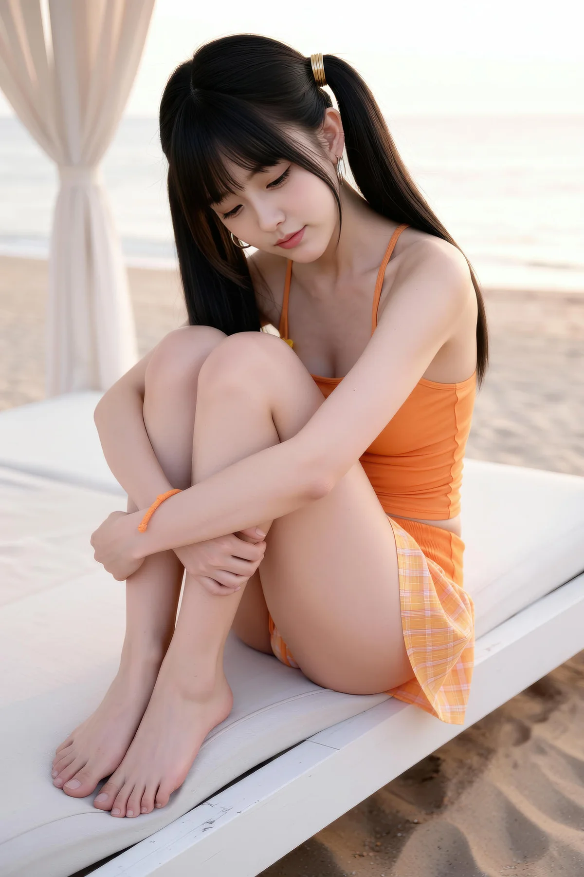 AIG  No.531 柚柚橙色短裙写真 - 17