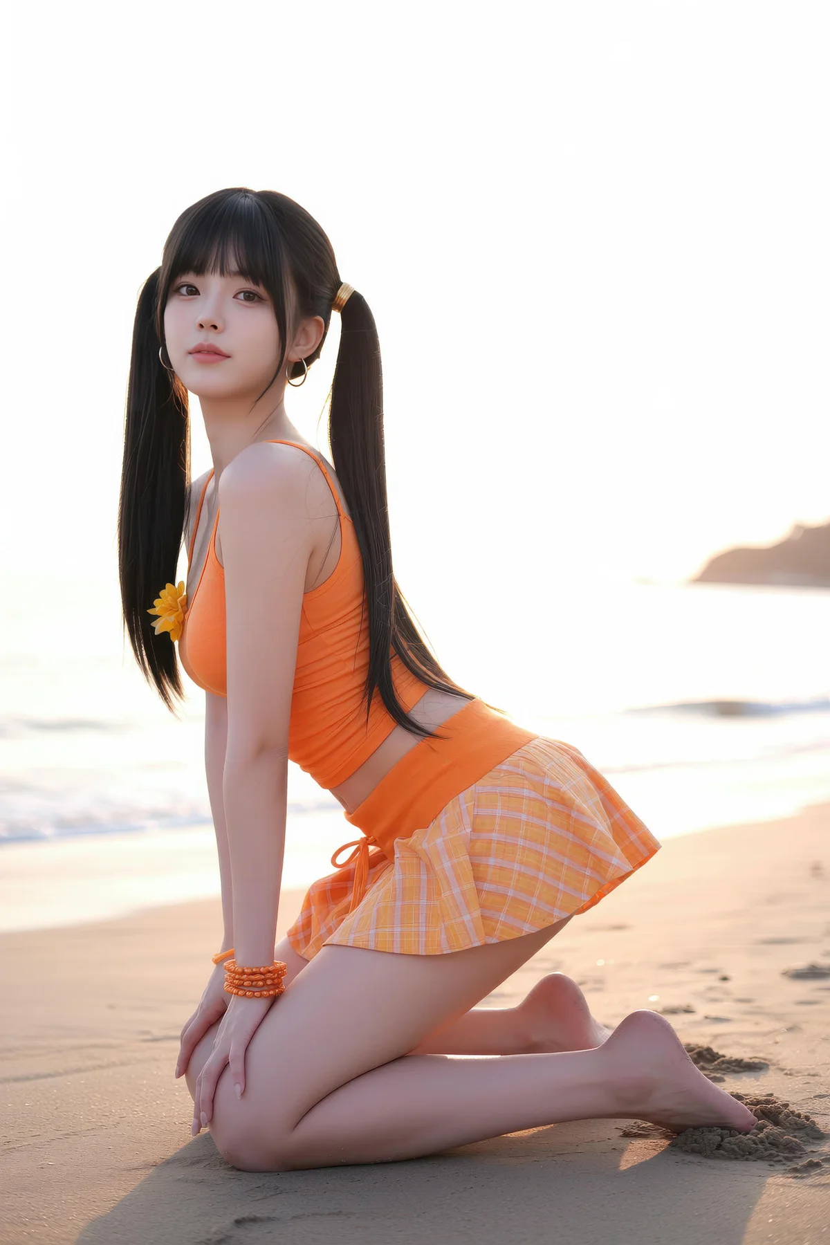 AIG  No.531 柚柚橙色短裙写真 - 30