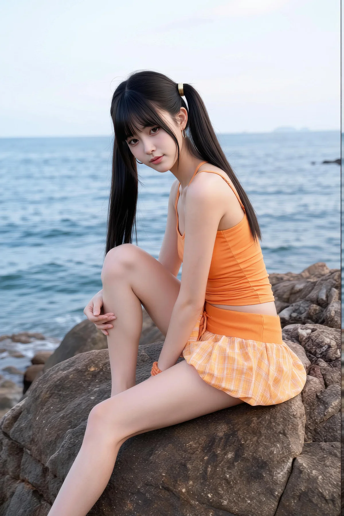 AIG  No.531 柚柚橙色短裙写真 - 42