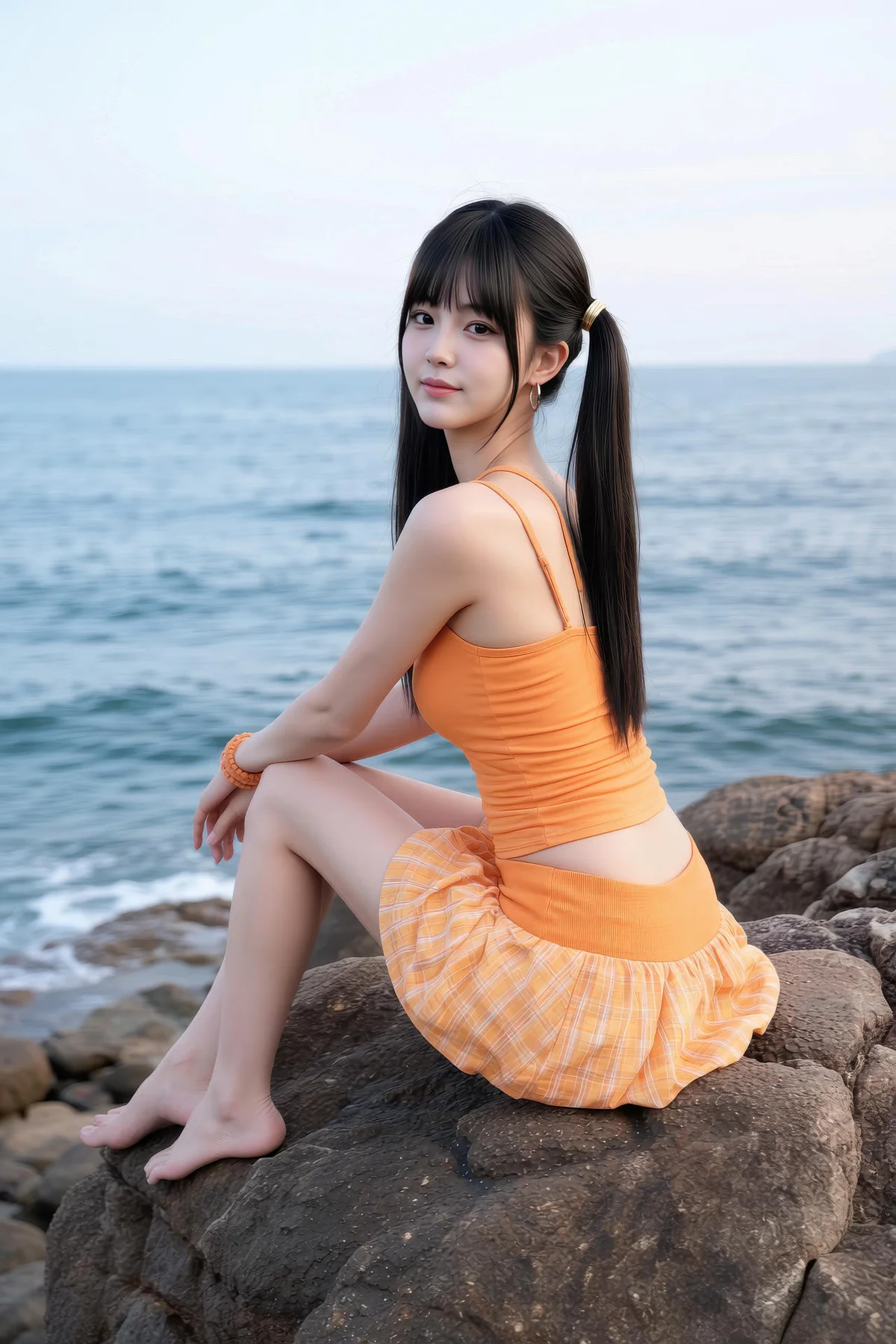 AIG  No.531 柚柚橙色短裙写真 - 46