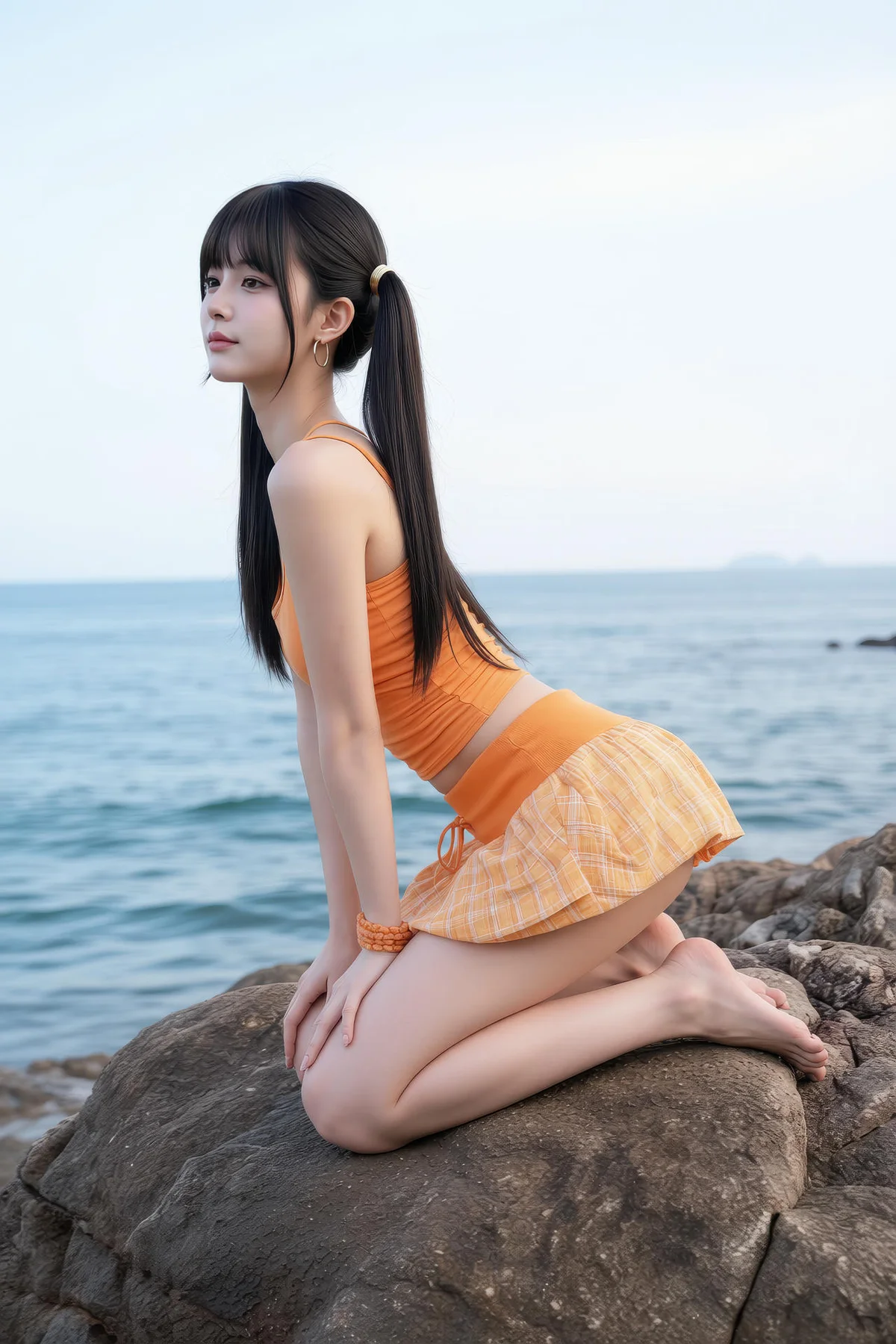 AIG  No.531 柚柚橙色短裙写真 - 51