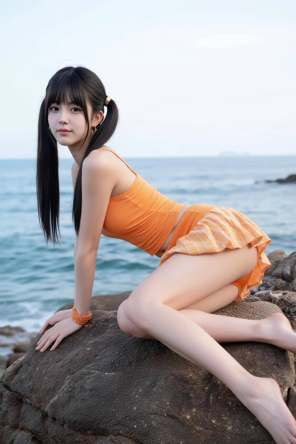 AIG  No.531 柚柚橙色短裙写真 - 54