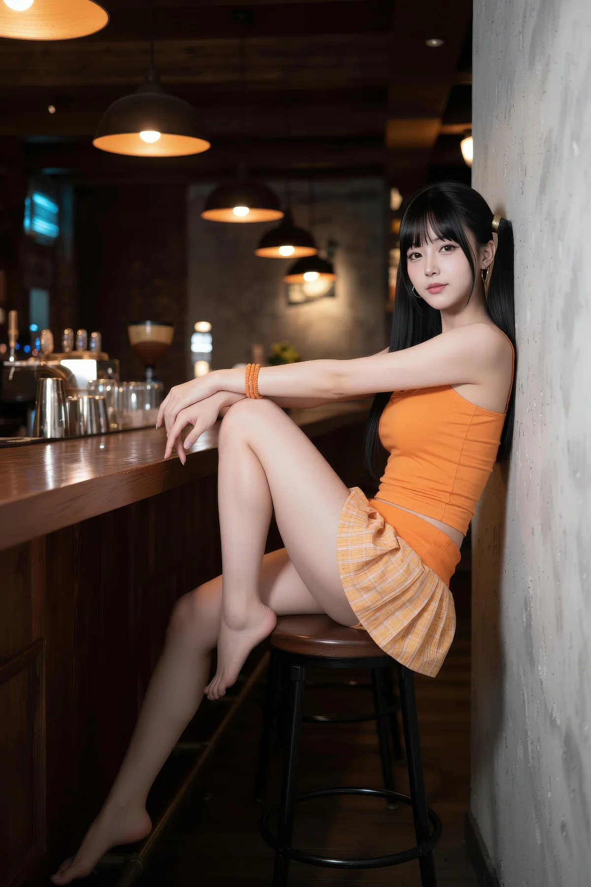 AIG  No.531 柚柚橙色短裙写真 - 56