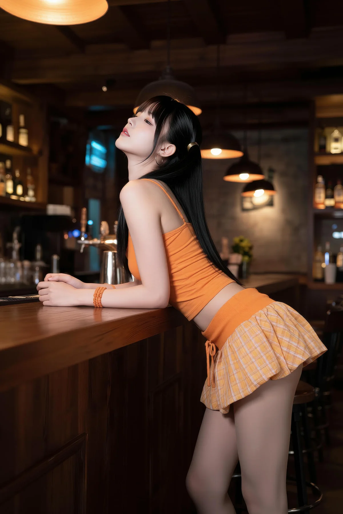 AIG  No.531 柚柚橙色短裙写真 - 57