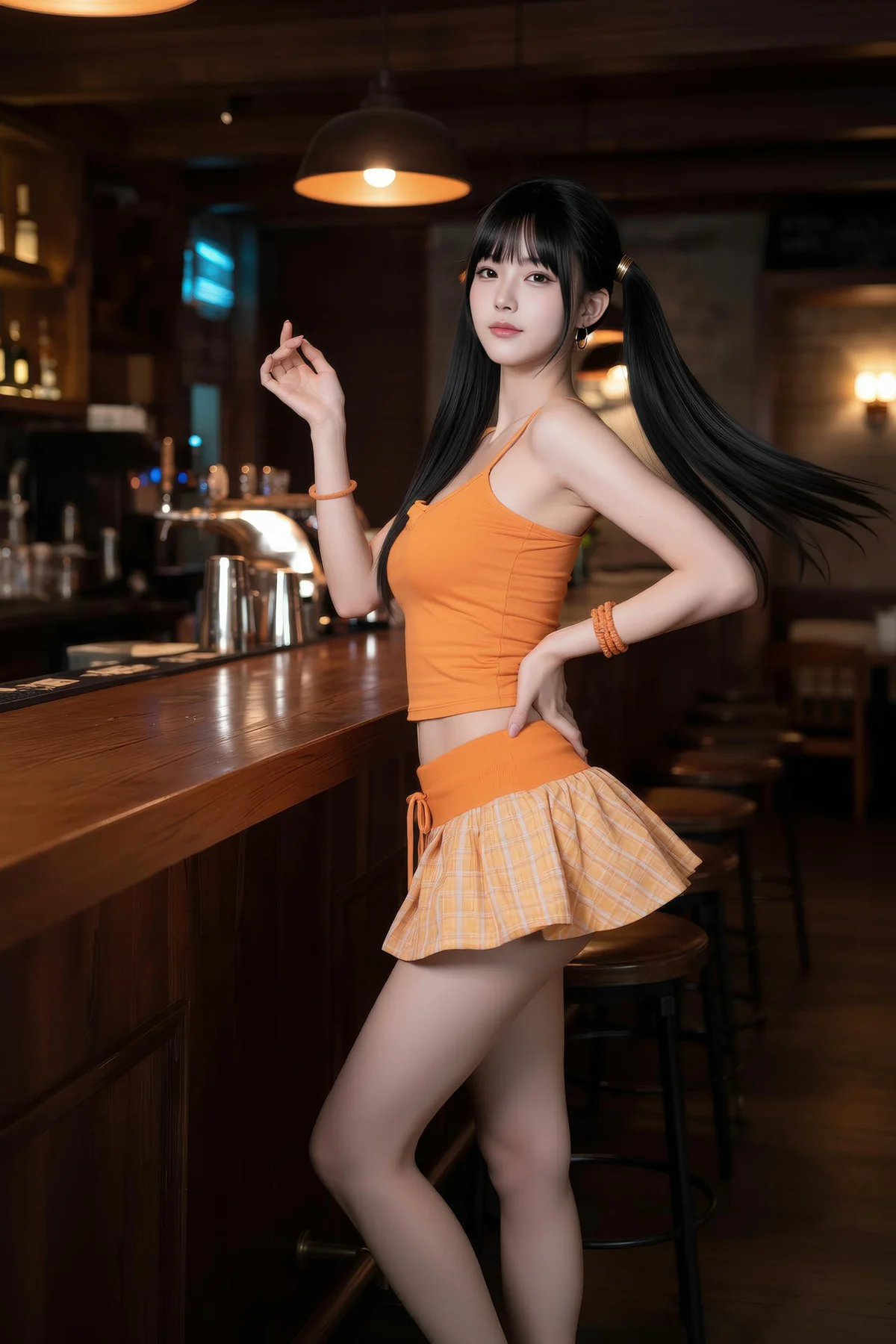 AIG  No.531 柚柚橙色短裙写真 - 60