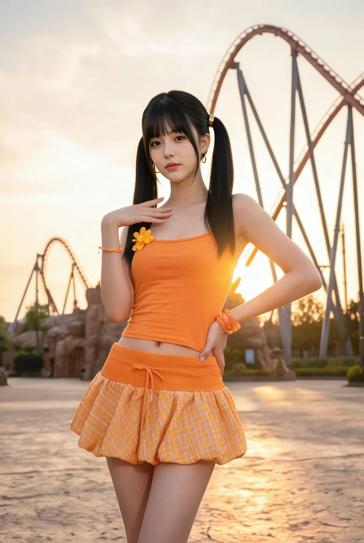 AIG  No.531 柚柚橙色短裙写真 - 61
