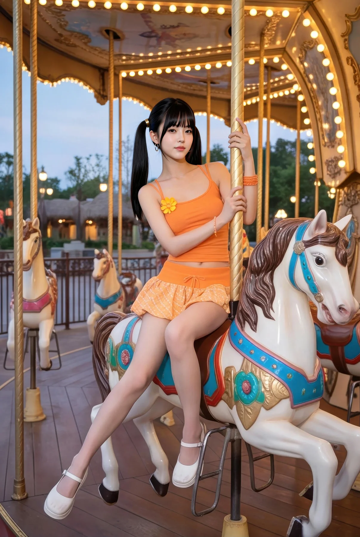 AIG  No.531 柚柚橙色短裙写真 - 64