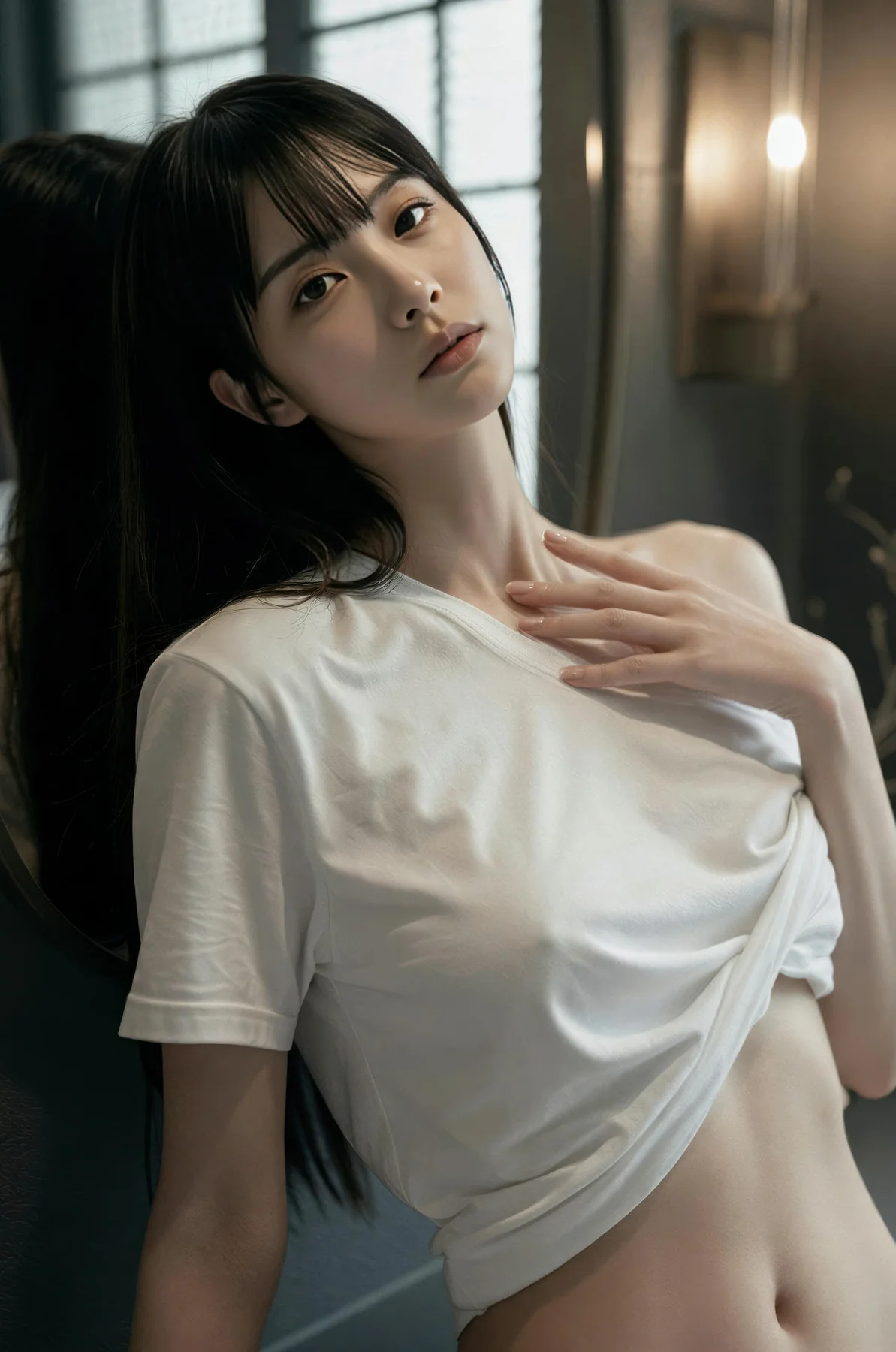 AIG  No.540 芭喜mila香肩白色t美腿 - 18