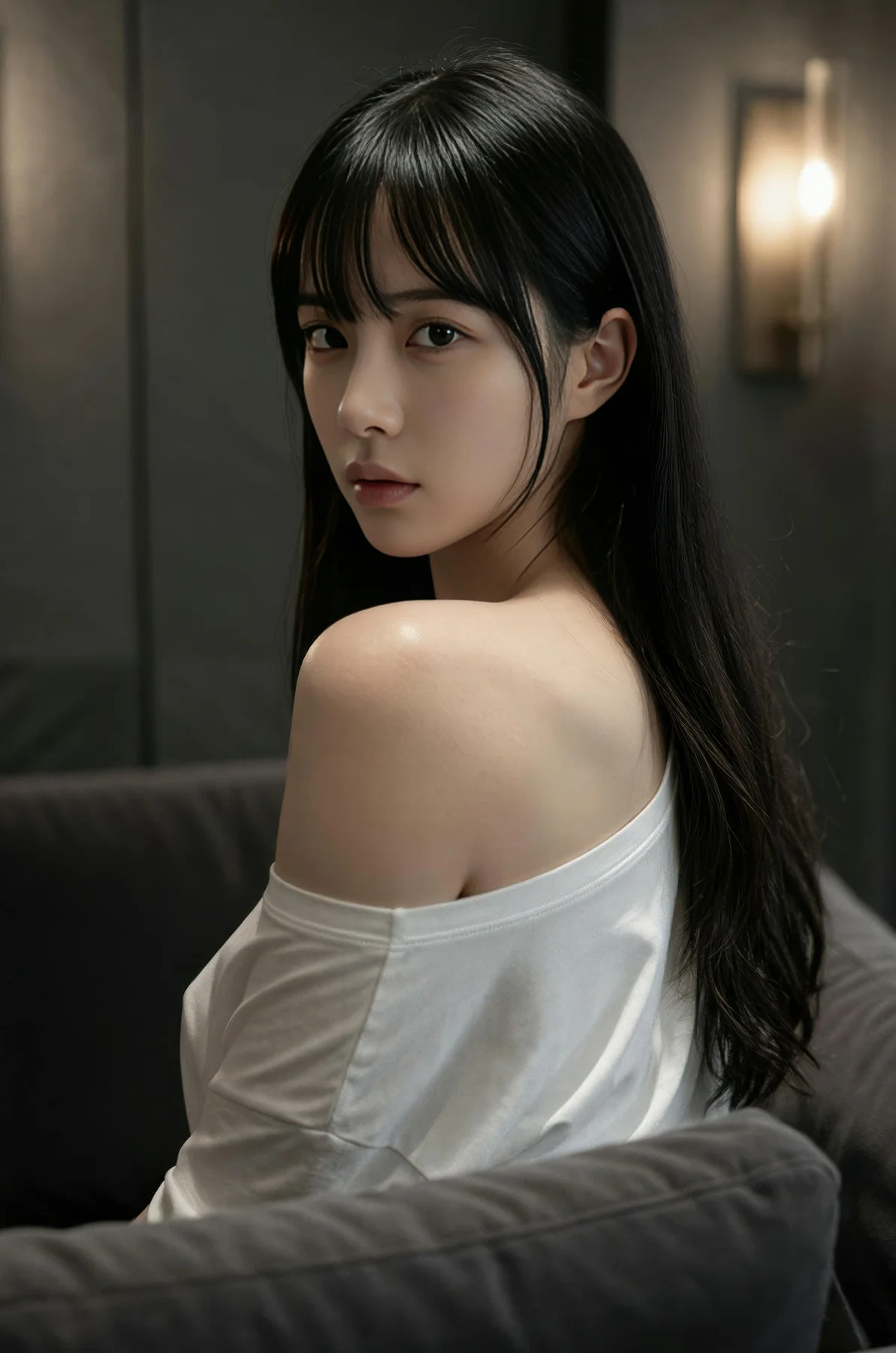 AIG  No.540 芭喜mila香肩白色t美腿 - 32