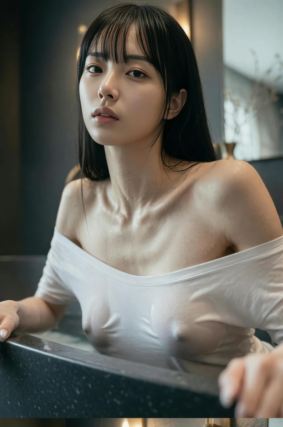 AIG  No.540 芭喜mila香肩白色t美腿 - 39