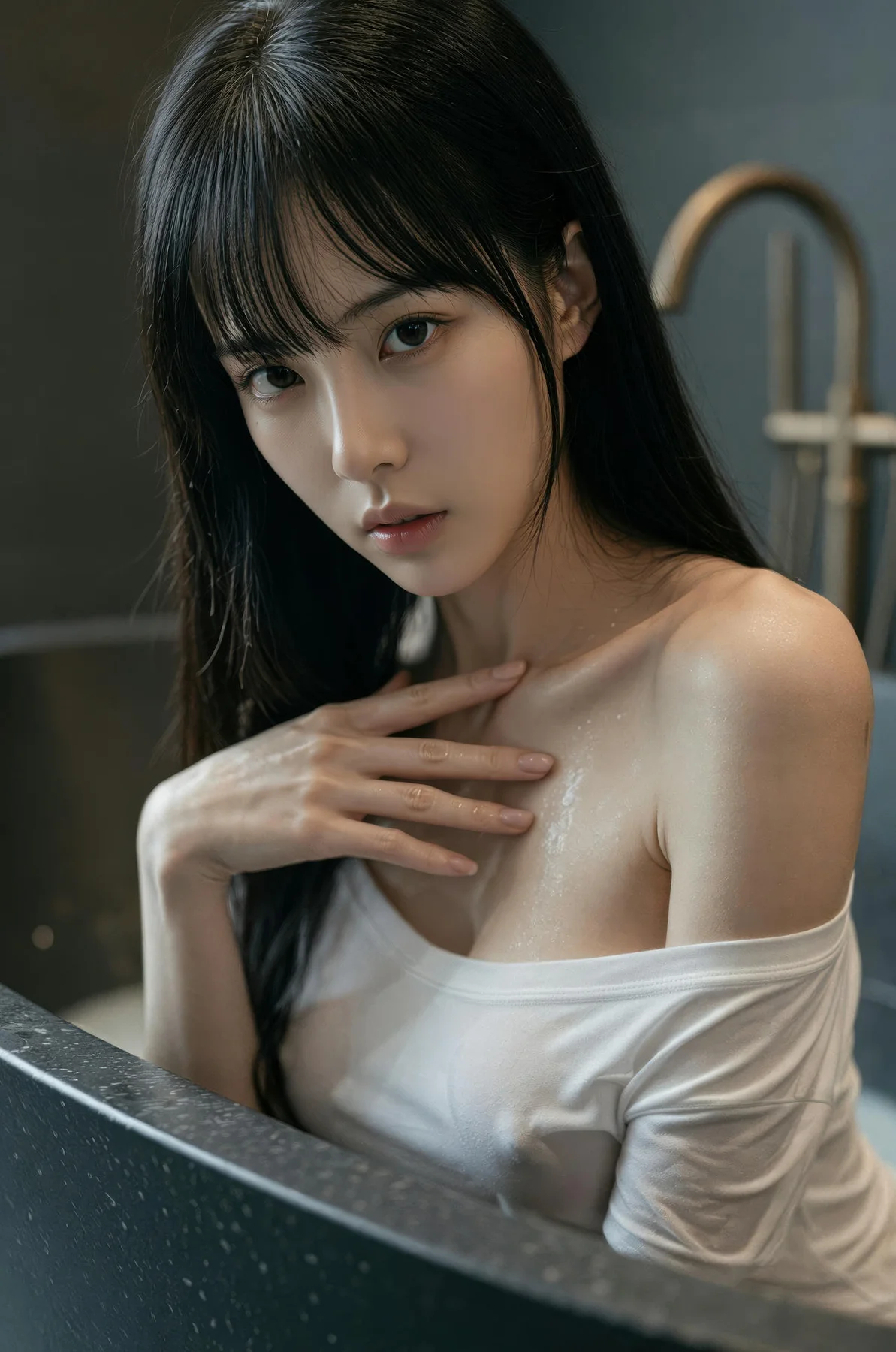 AIG  No.540 芭喜mila香肩白色t美腿 - 45