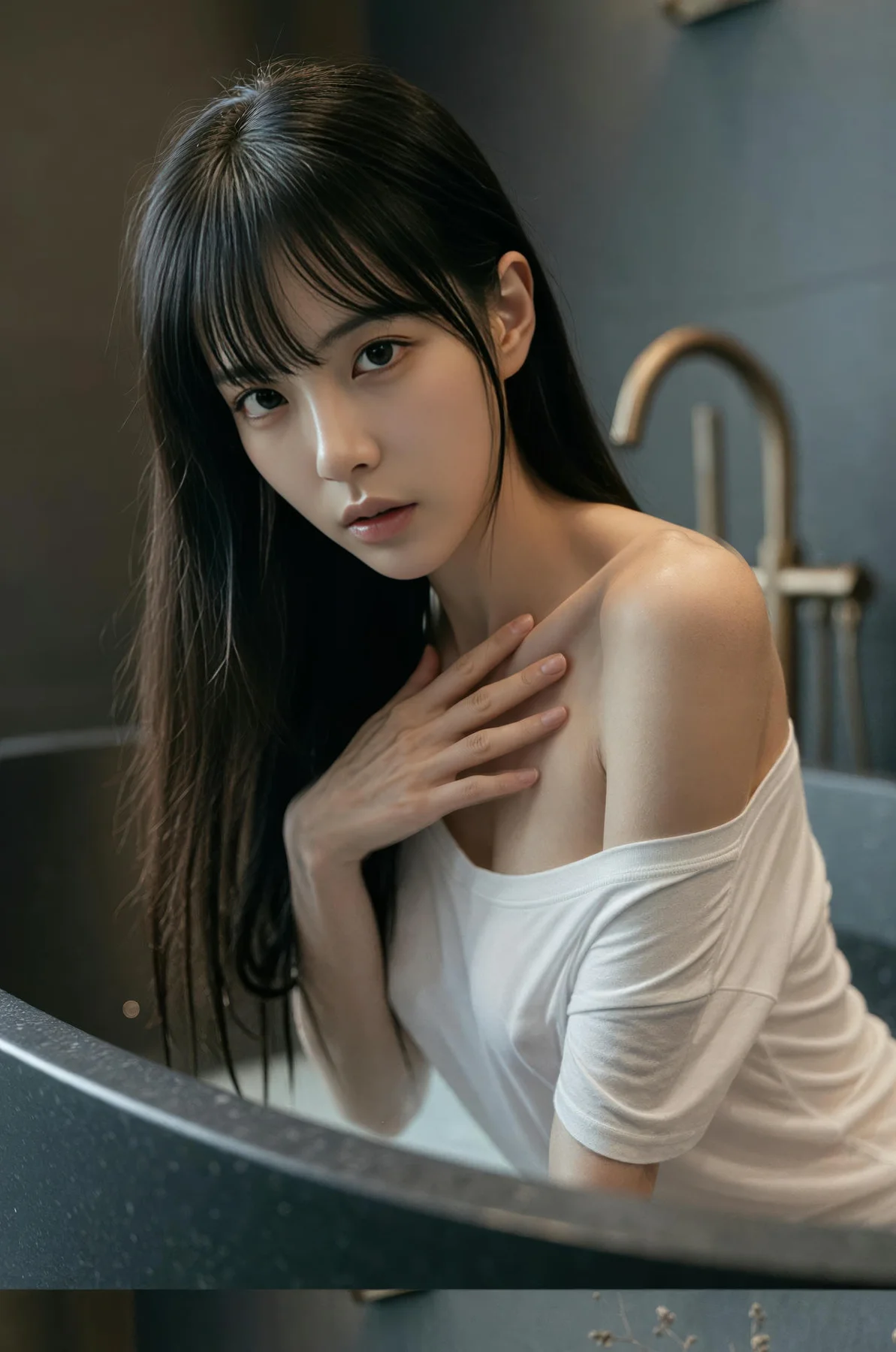 AIG  No.540 芭喜mila香肩白色t美腿 - 51