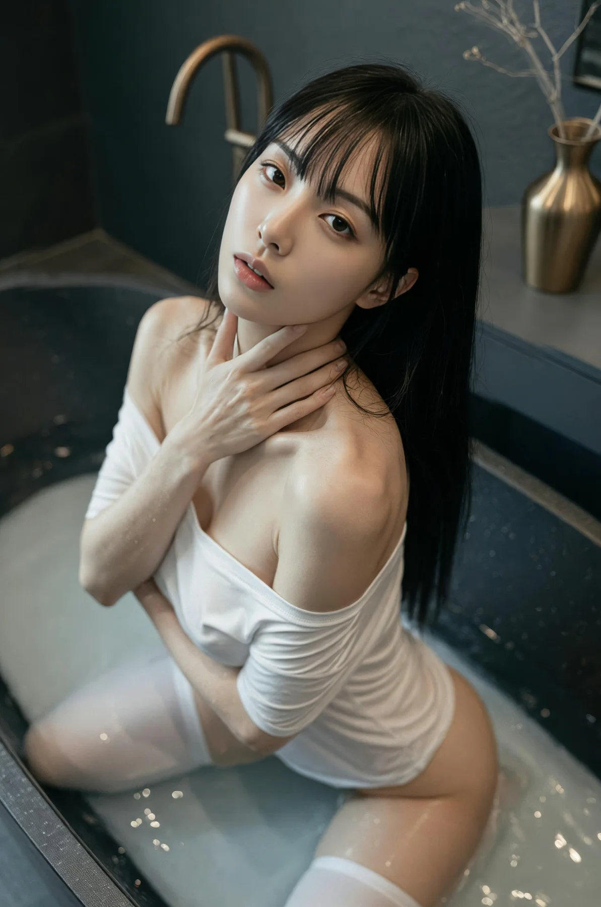AIG  No.540 芭喜mila香肩白色t美腿 - 56