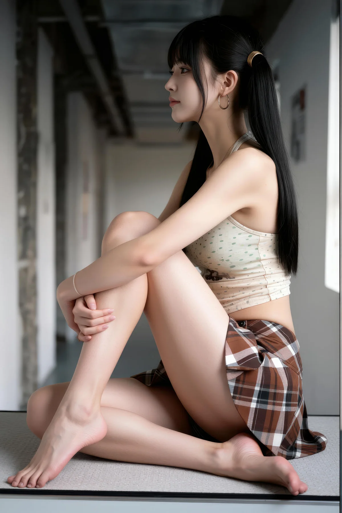 AIG  No.551 柚柚格子短裙写真 - 20