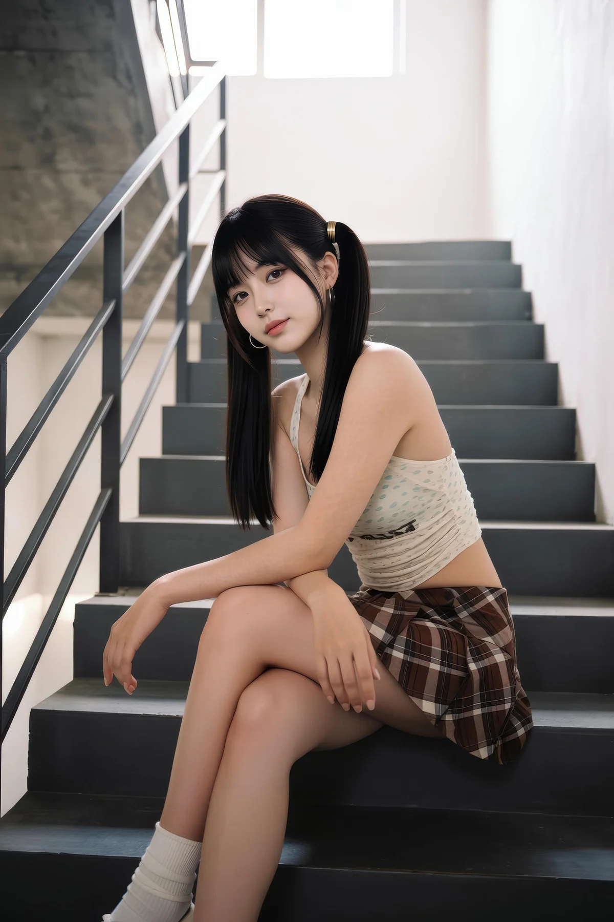 AIG  No.551 柚柚格子短裙写真 - 68