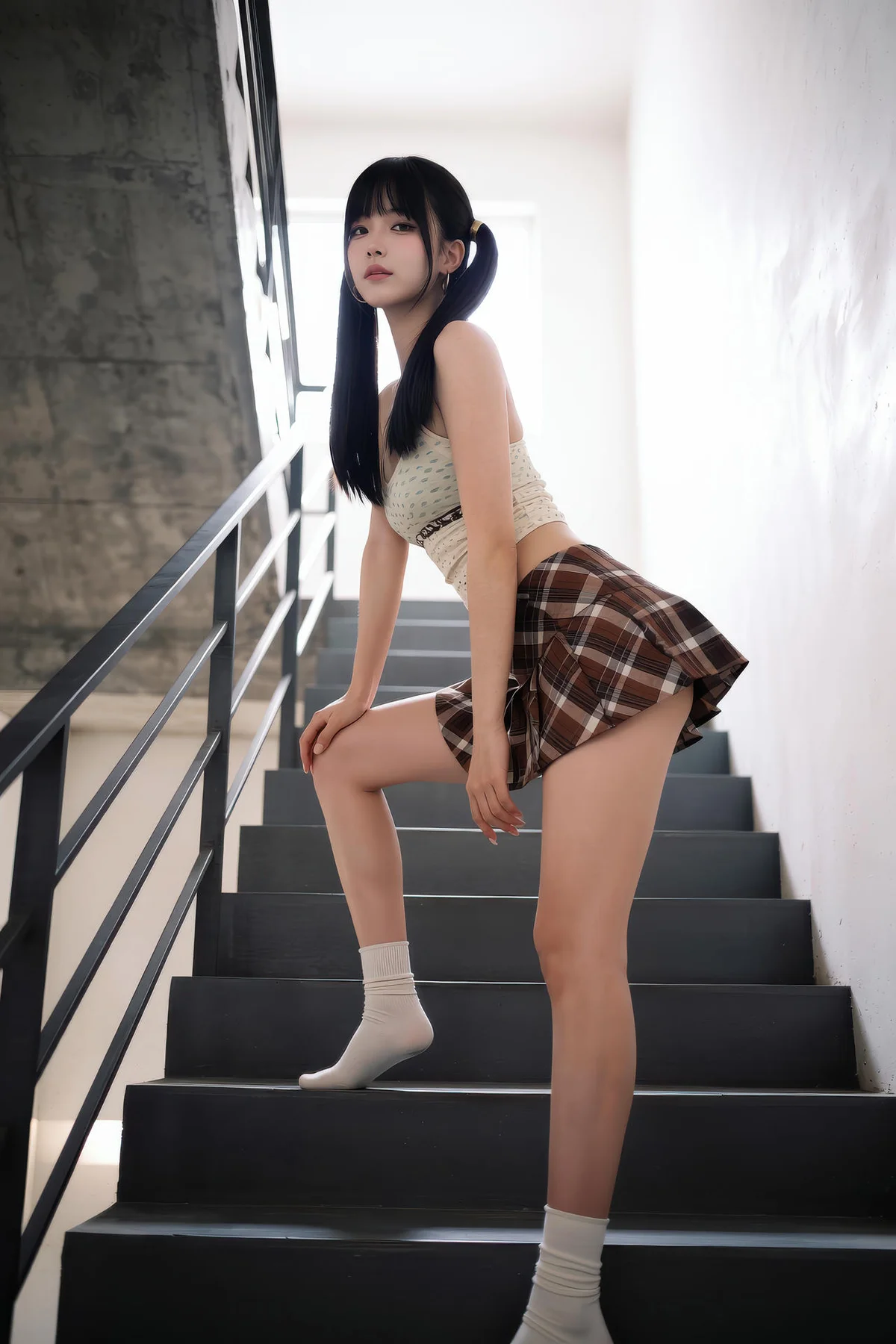 AIG  No.551 柚柚格子短裙写真 - 71
