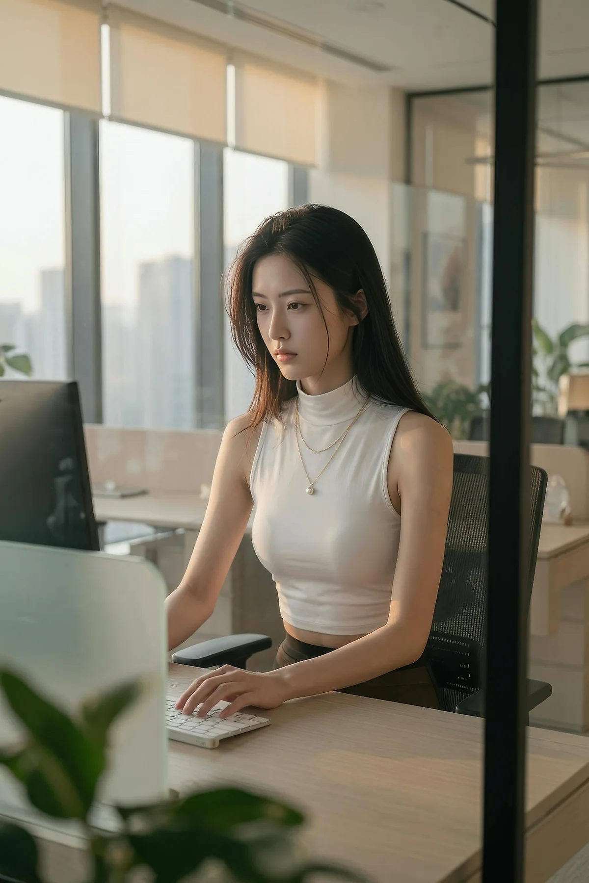 AIG  No.563 斯蔓气质美女工作日 - 21