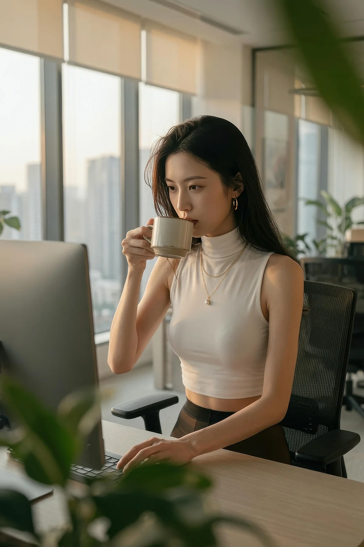 AIG  No.563 斯蔓气质美女工作日 - 23