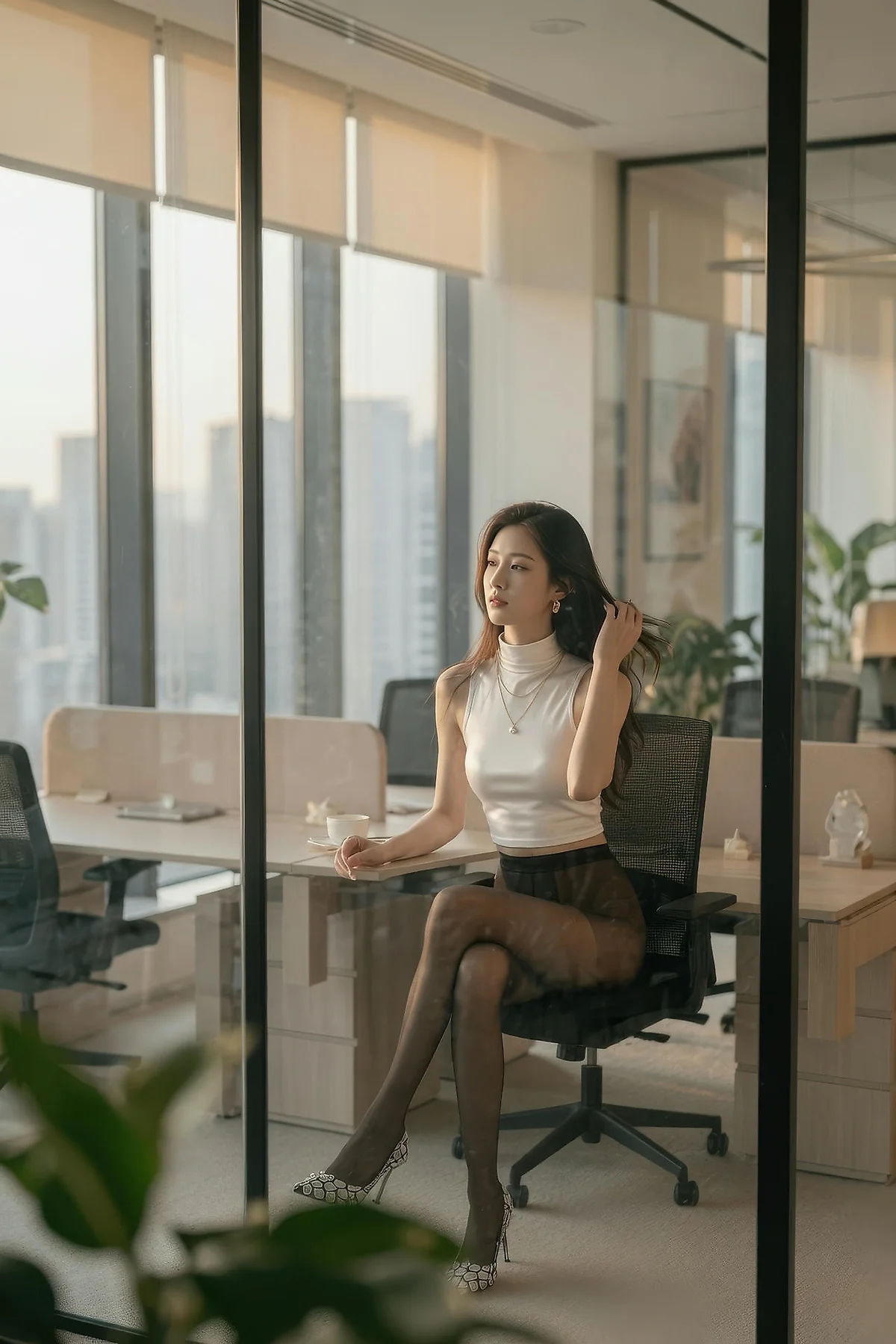 AIG  No.563 斯蔓气质美女工作日 - 36