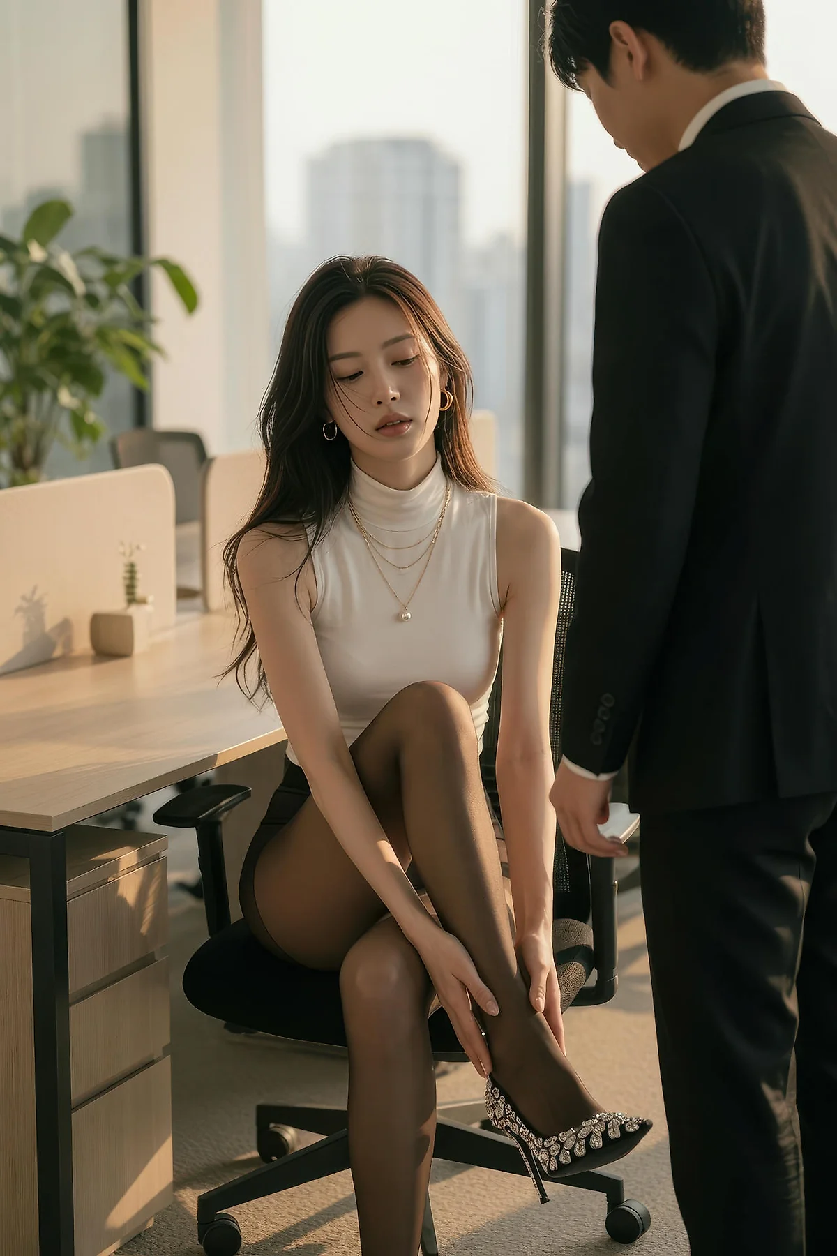 AIG  No.563 斯蔓气质美女工作日 - 44