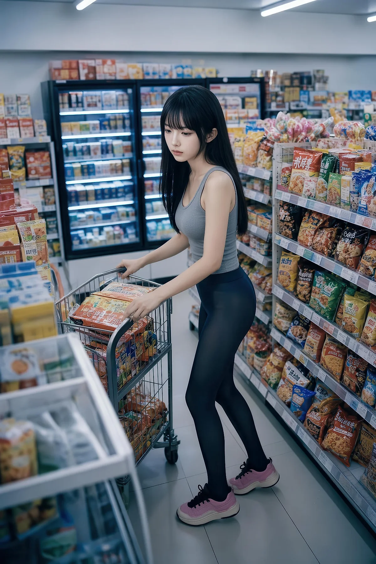 AIG  No.566 芭喜mila便利店黑丝主题写真 - 27