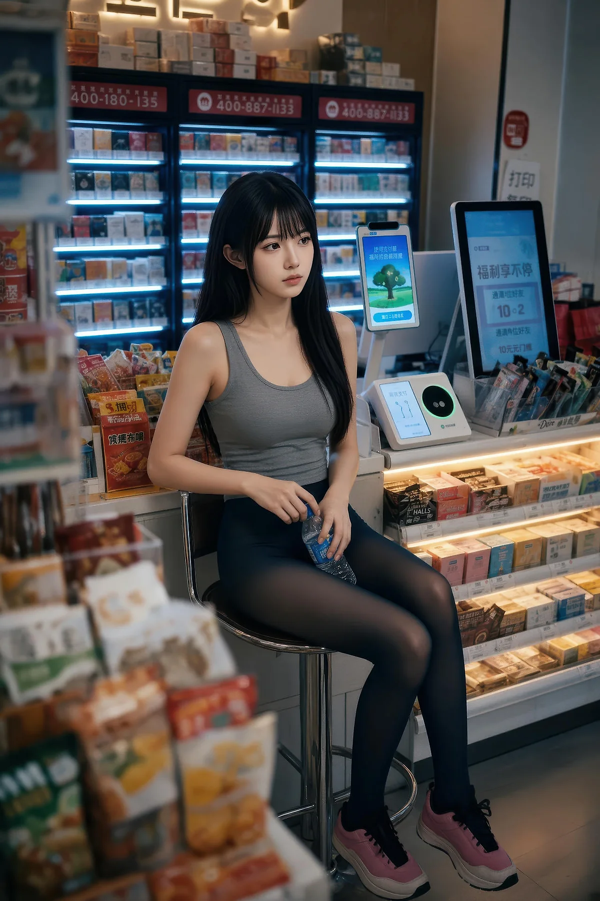 AIG  No.566 芭喜mila便利店黑丝主题写真 - 63
