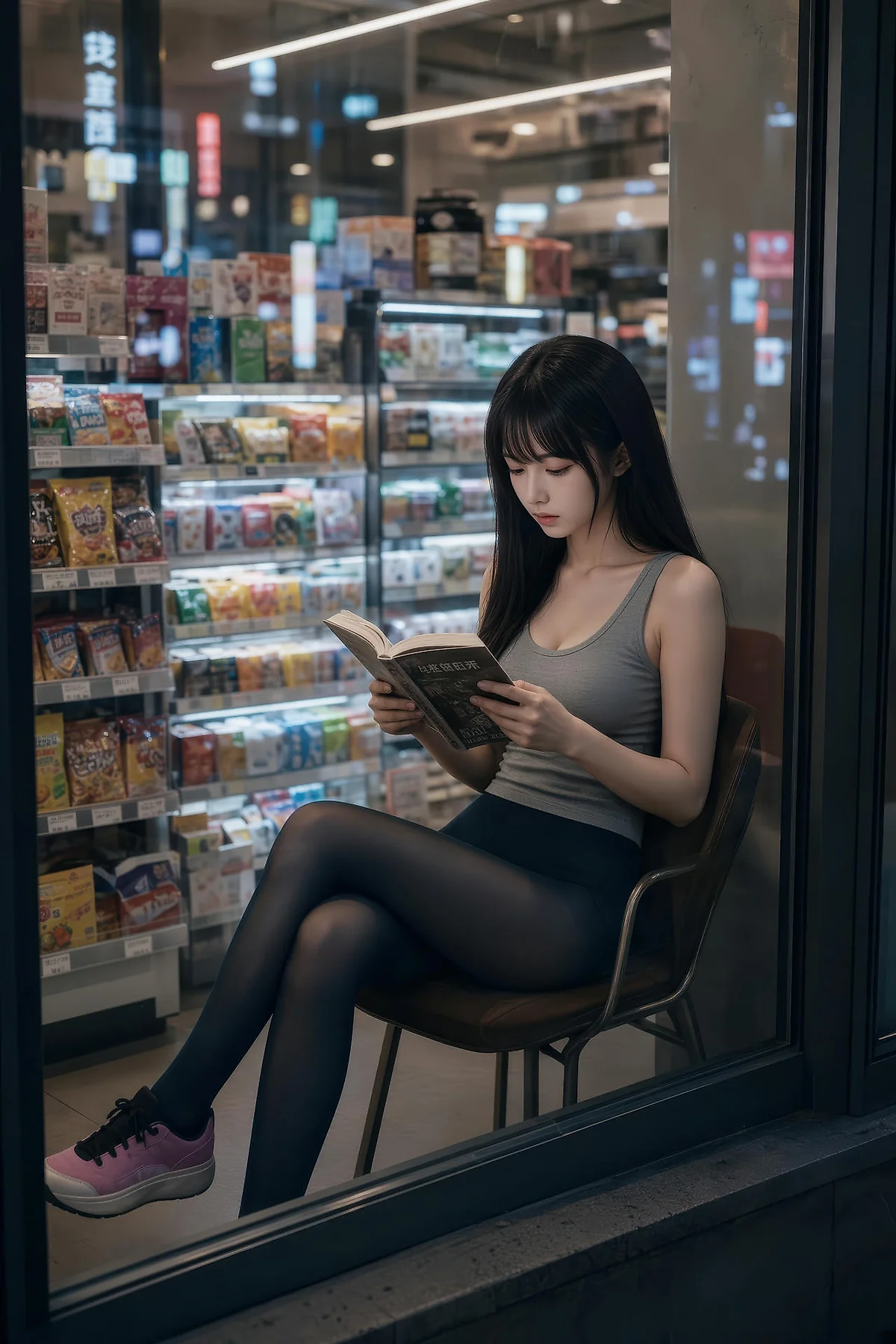 AIG  No.566 芭喜mila便利店黑丝主题写真 - 64
