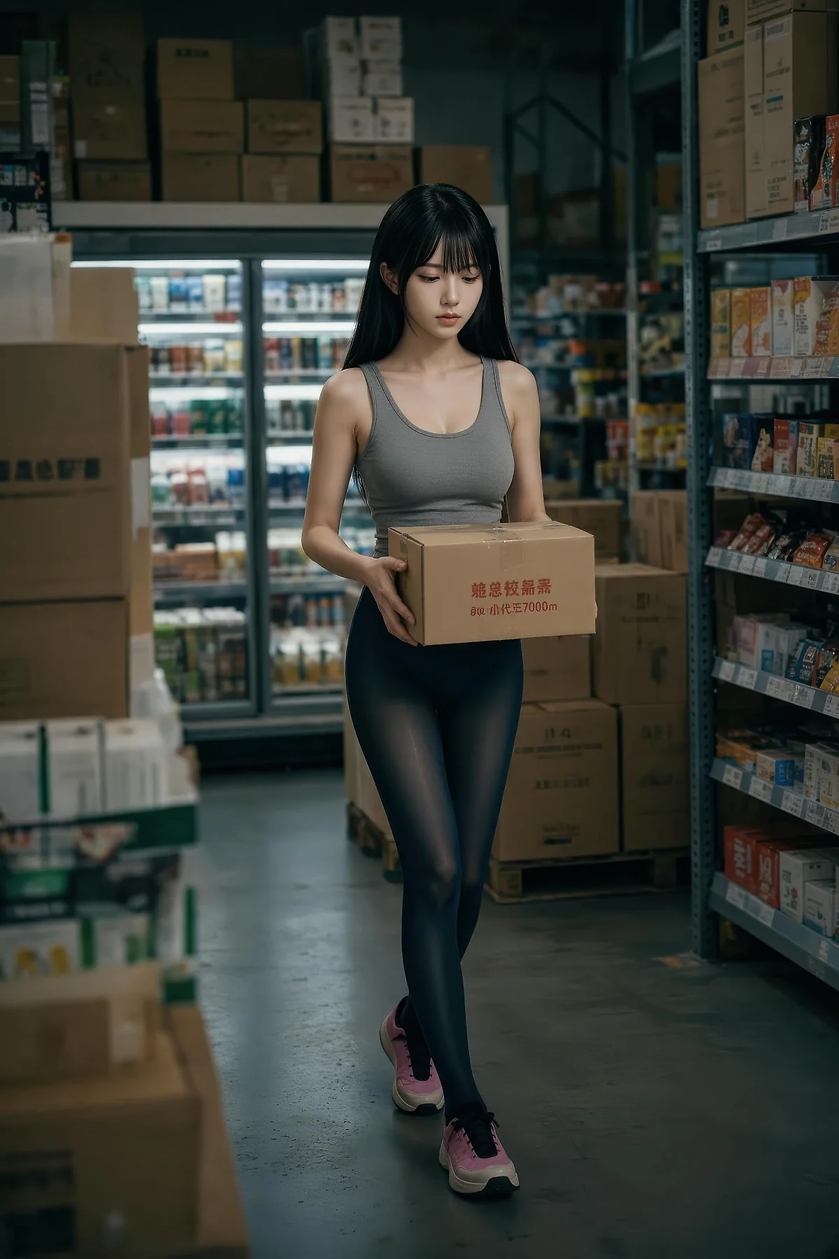 AIG  No.566 芭喜mila便利店黑丝主题写真 - 66