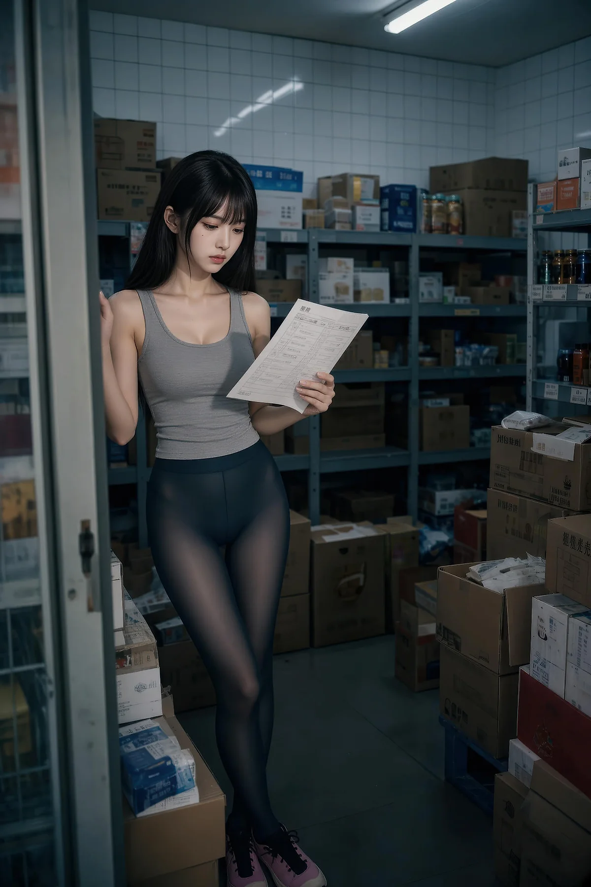AIG  No.566 芭喜mila便利店黑丝主题写真 - 69