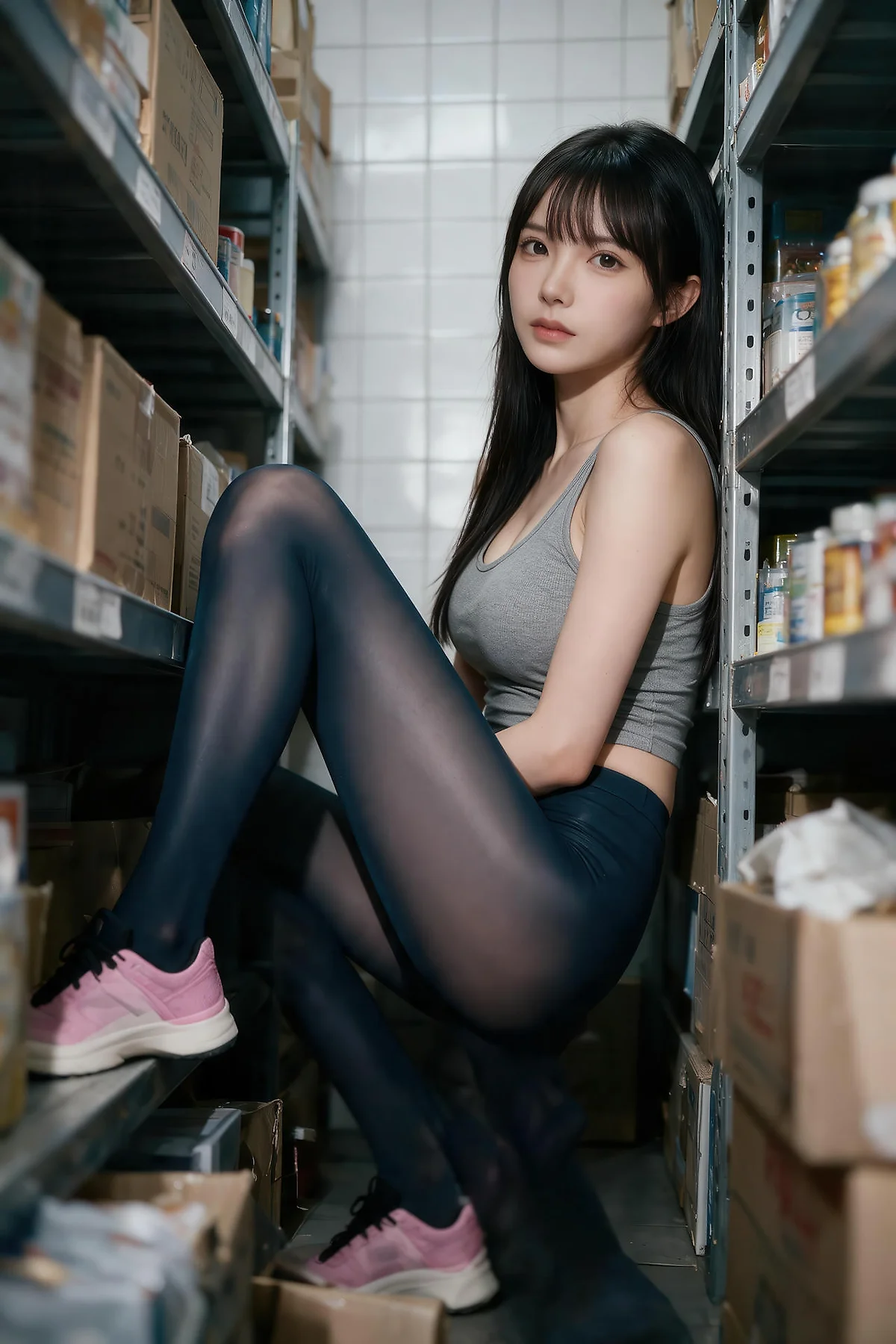 AIG  No.566 芭喜mila便利店黑丝主题写真 - 72