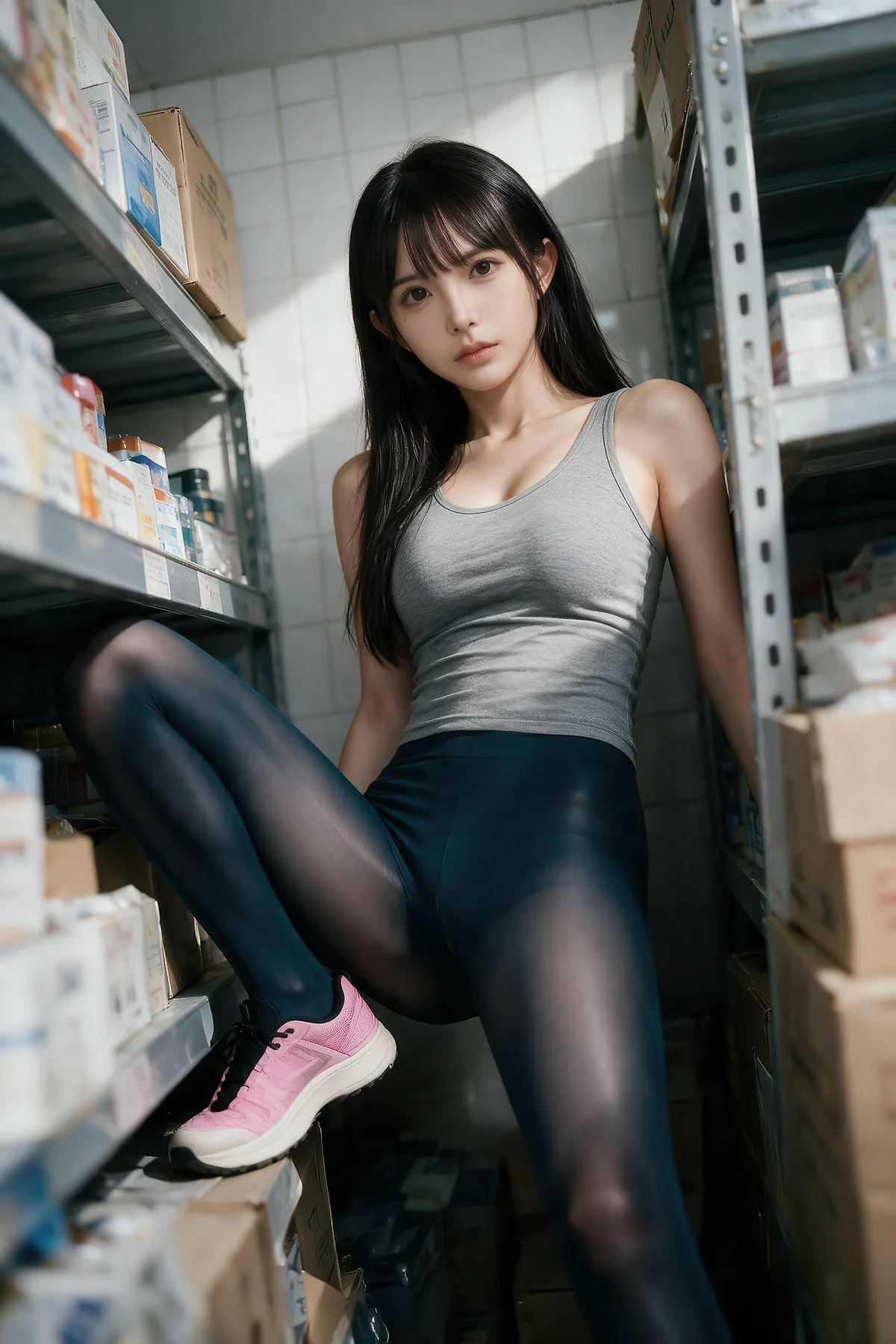 AIG  No.566 芭喜mila便利店黑丝主题写真 - 77