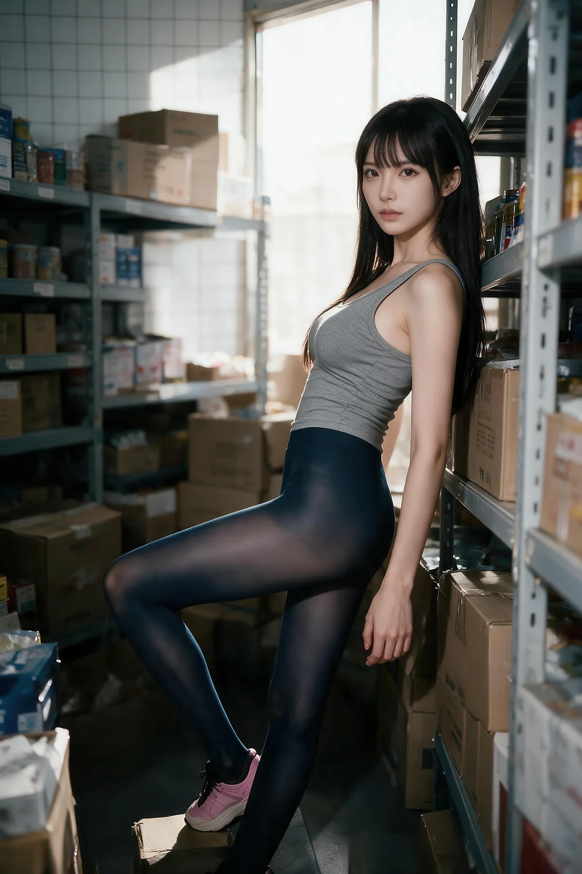 AIG  No.566 芭喜mila便利店黑丝主题写真 - 80