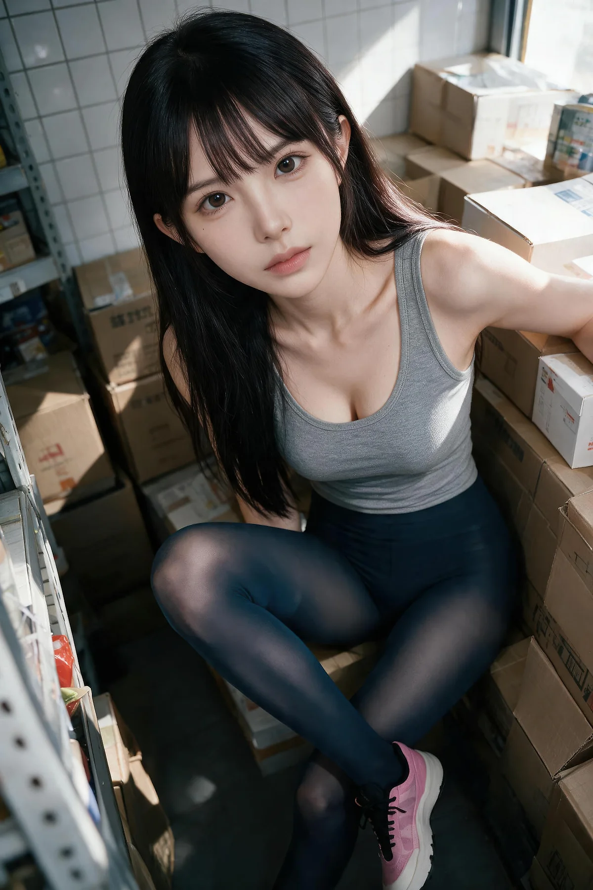 AIG  No.566 芭喜mila便利店黑丝主题写真 - 81