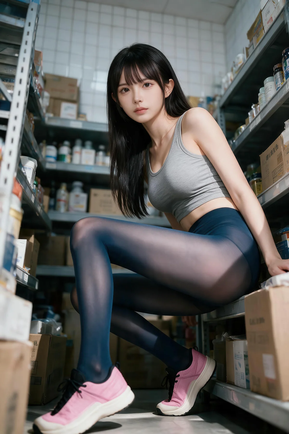 AIG  No.566 芭喜mila便利店黑丝主题写真 - 82