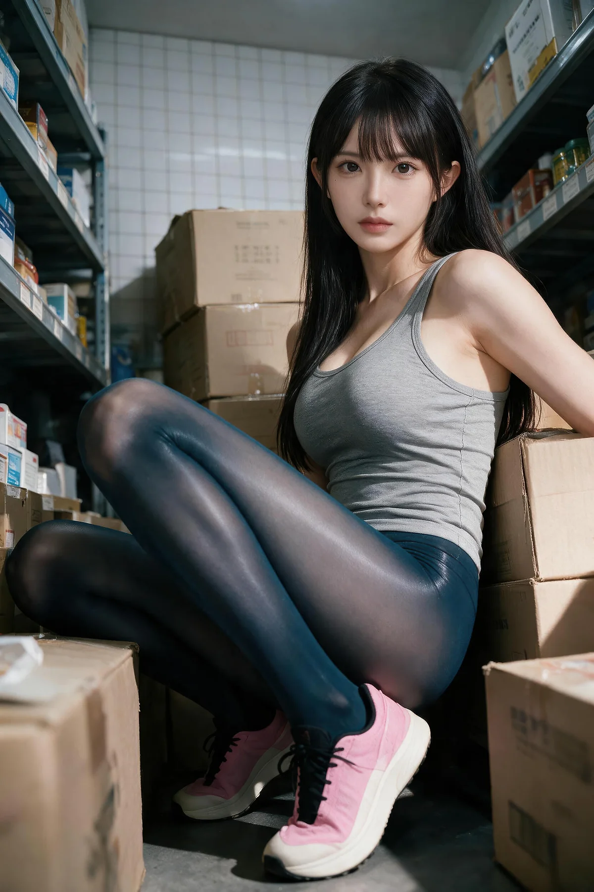 AIG  No.566 芭喜mila便利店黑丝主题写真 - 83