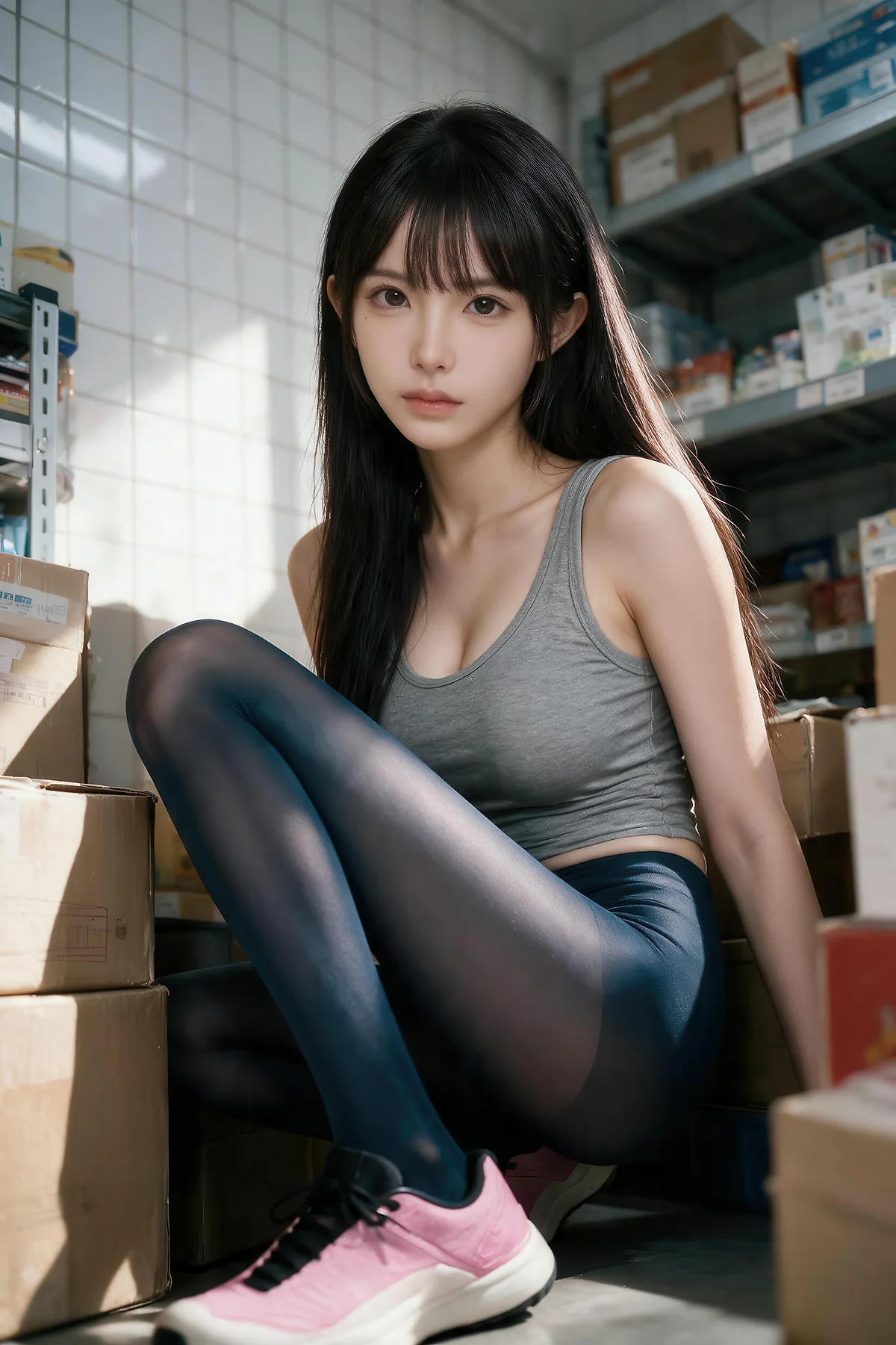 AIG  No.566 芭喜mila便利店黑丝主题写真 - 85