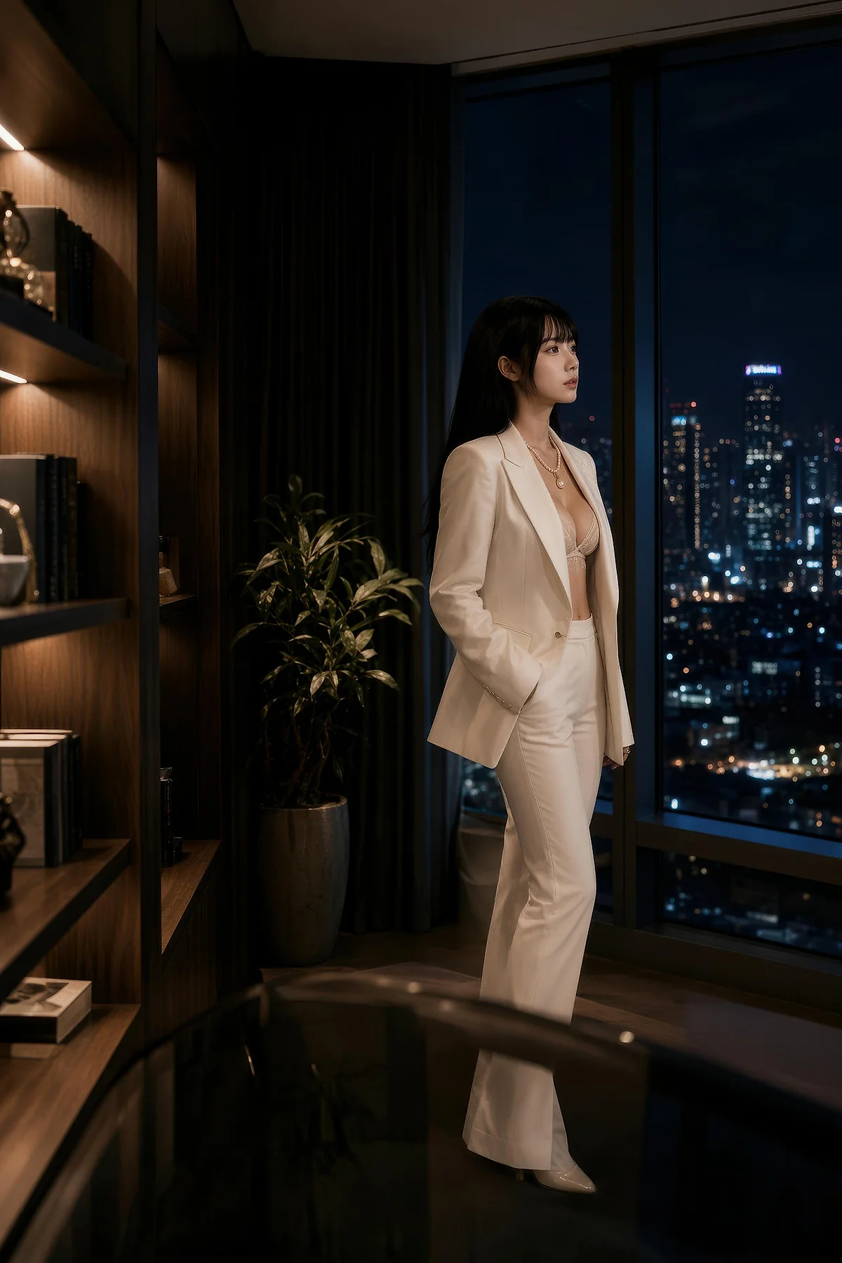 AIG  No.571 芭喜mila白色办公ol气质美女 - 23