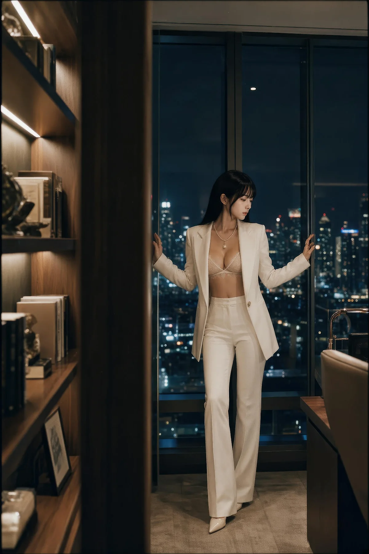 AIG  No.571 芭喜mila白色办公ol气质美女 - 24