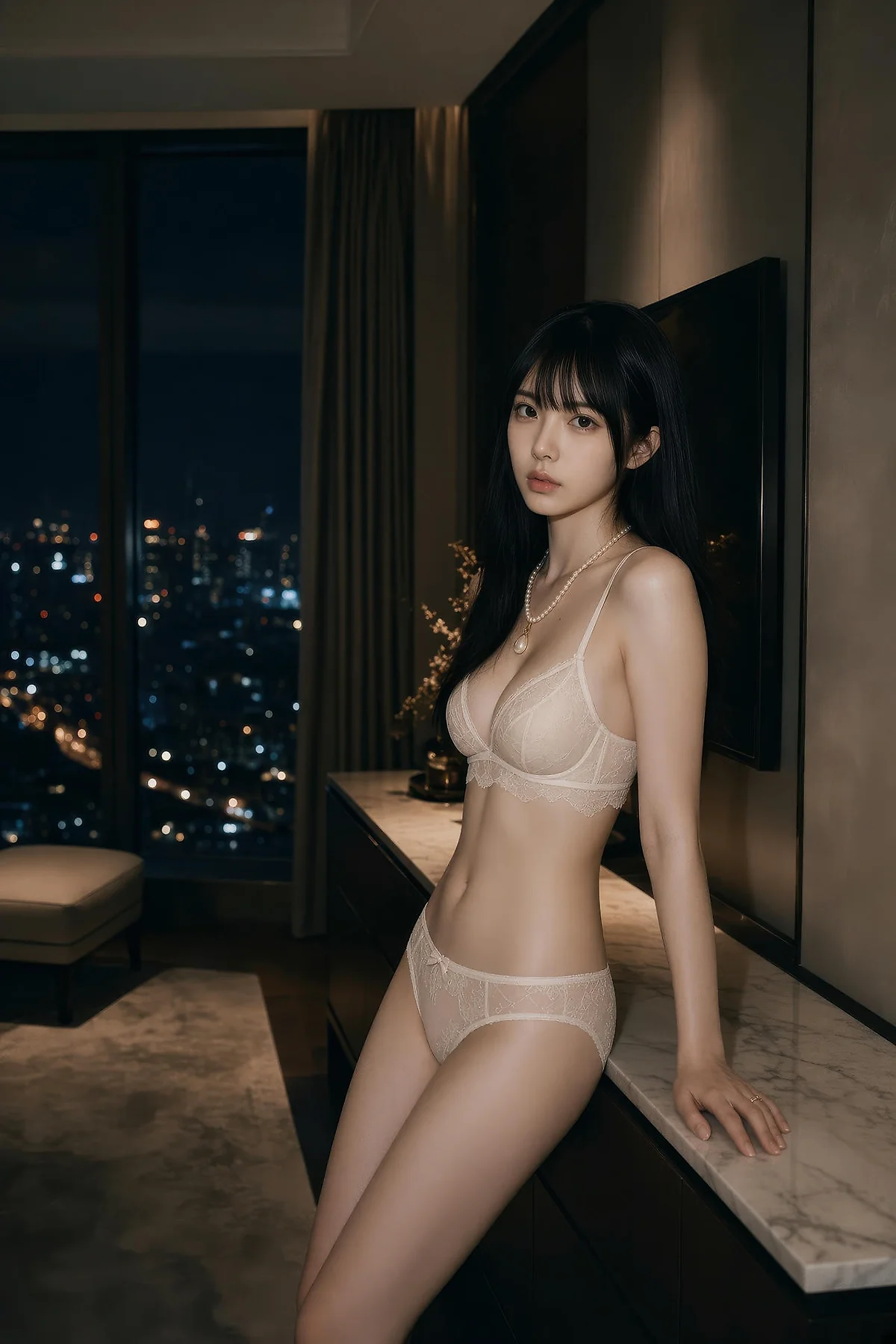 AIG  No.571 芭喜mila白色办公ol气质美女 - 49