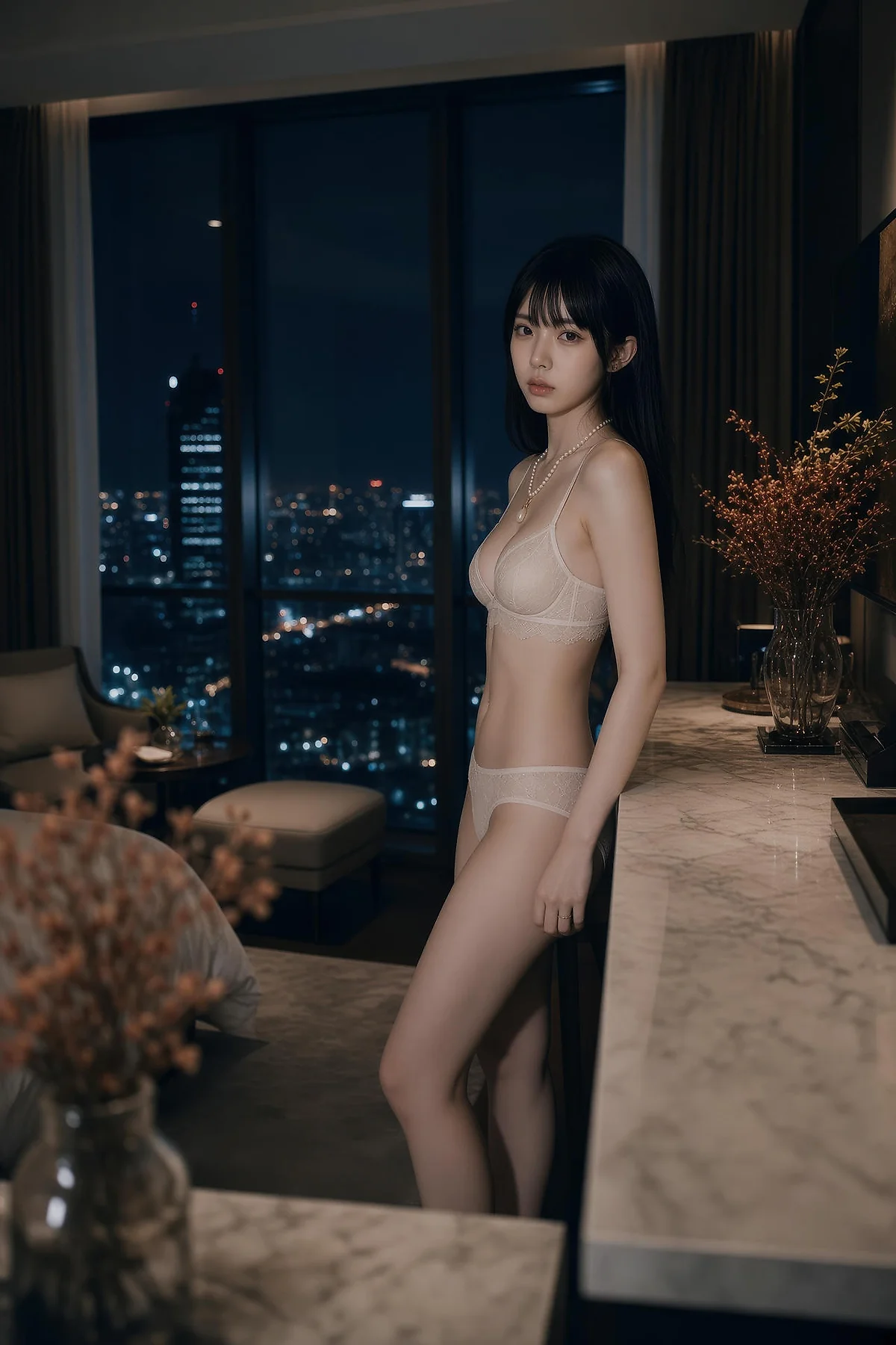 AIG  No.571 芭喜mila白色办公ol气质美女 - 52
