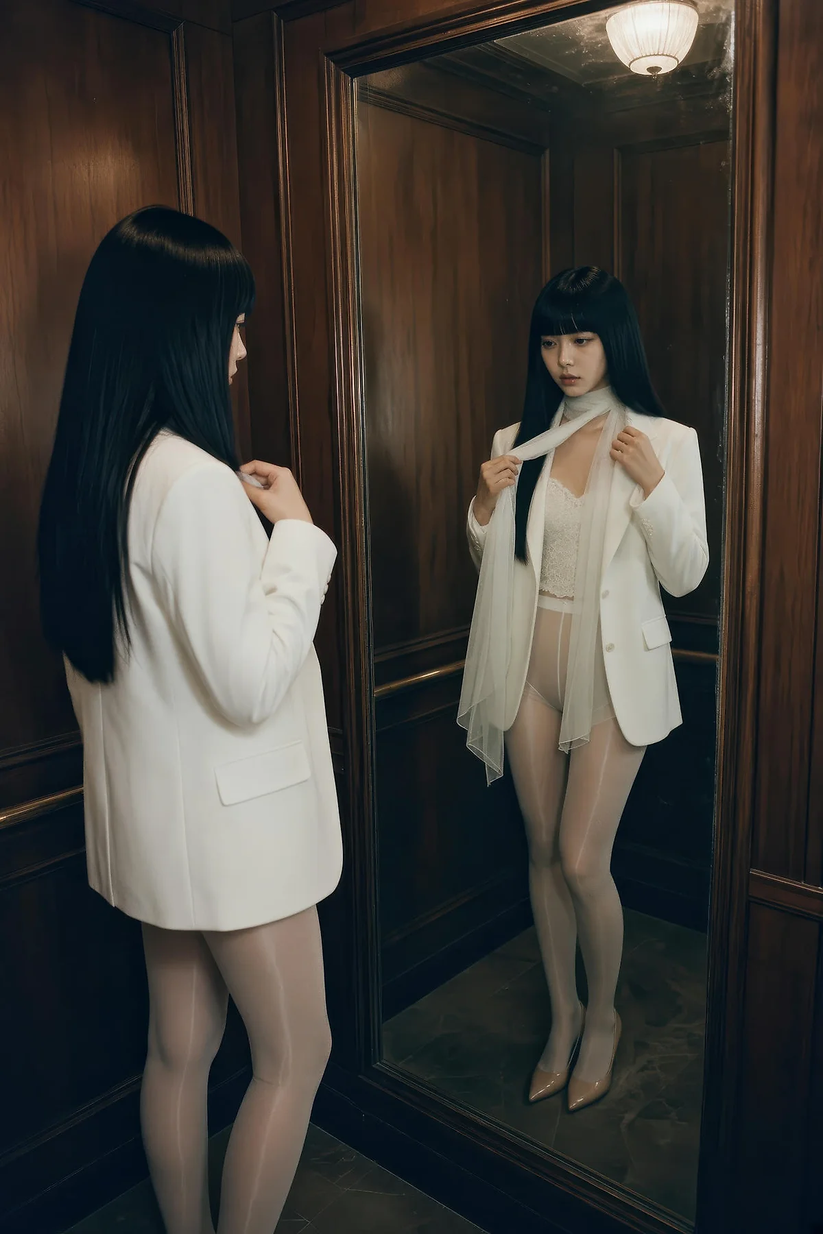 AIG  No.573 九歌lina白丝性感气质美女 - 11