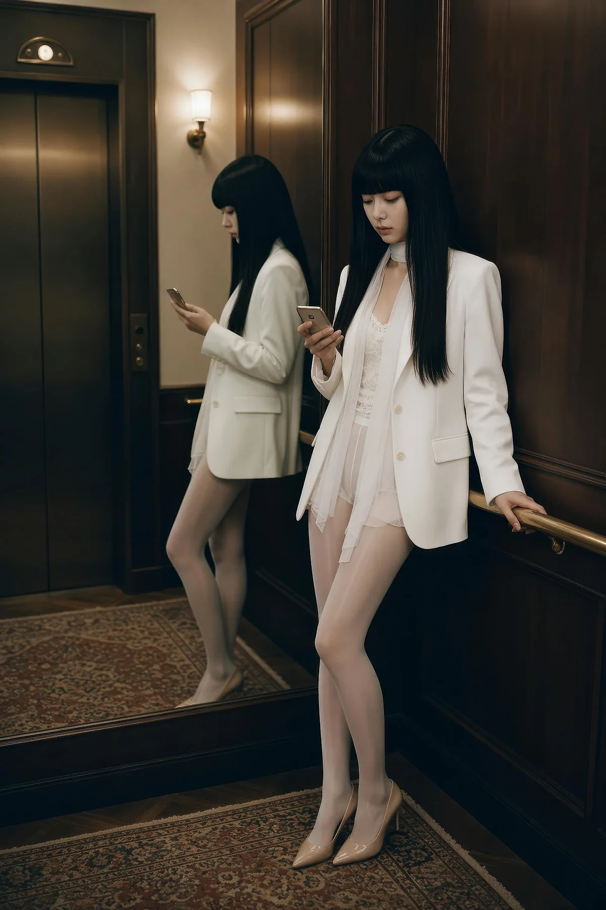 AIG  No.573 九歌lina白丝性感气质美女 - 12