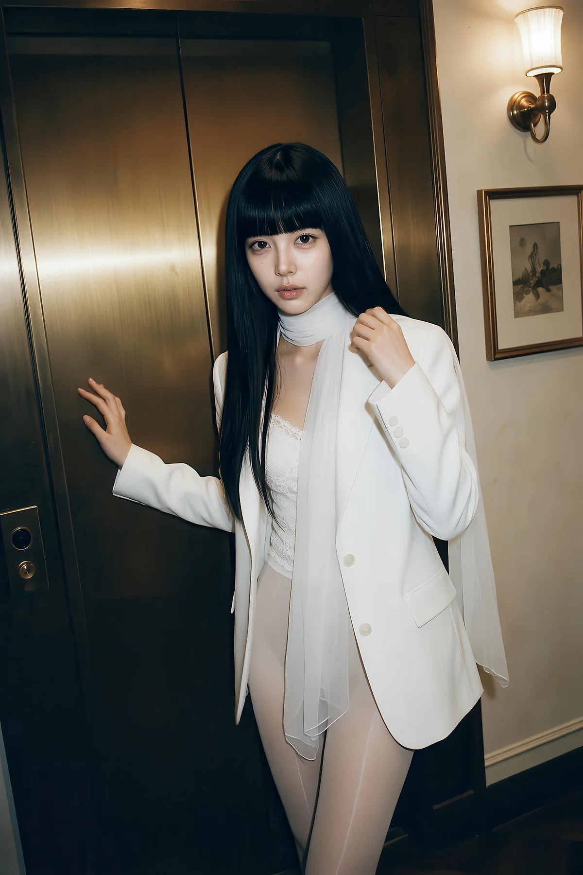 AIG  No.573 九歌lina白丝性感气质美女 - 13